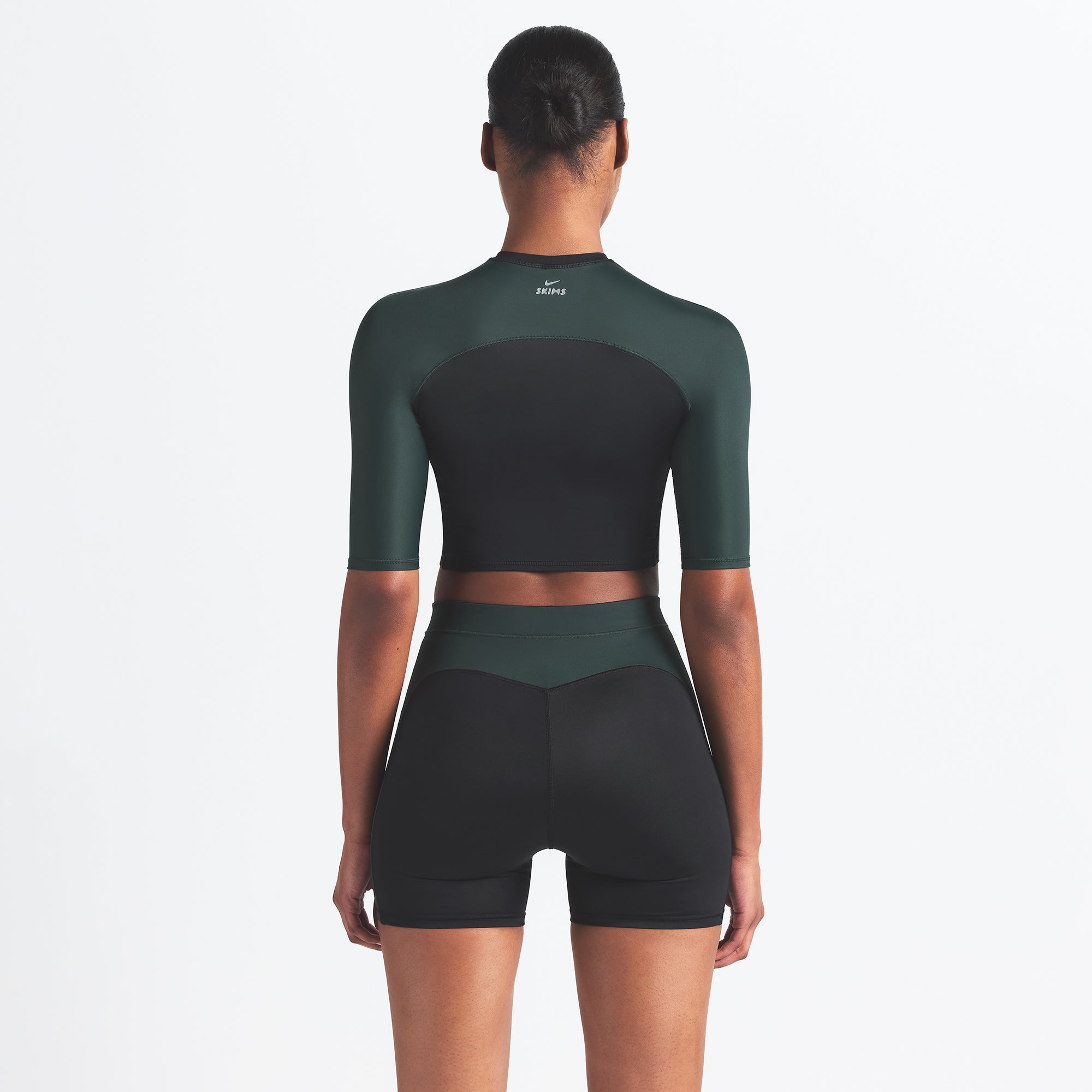 PADDED HALF SLEEVE CROP TOP - Image 3