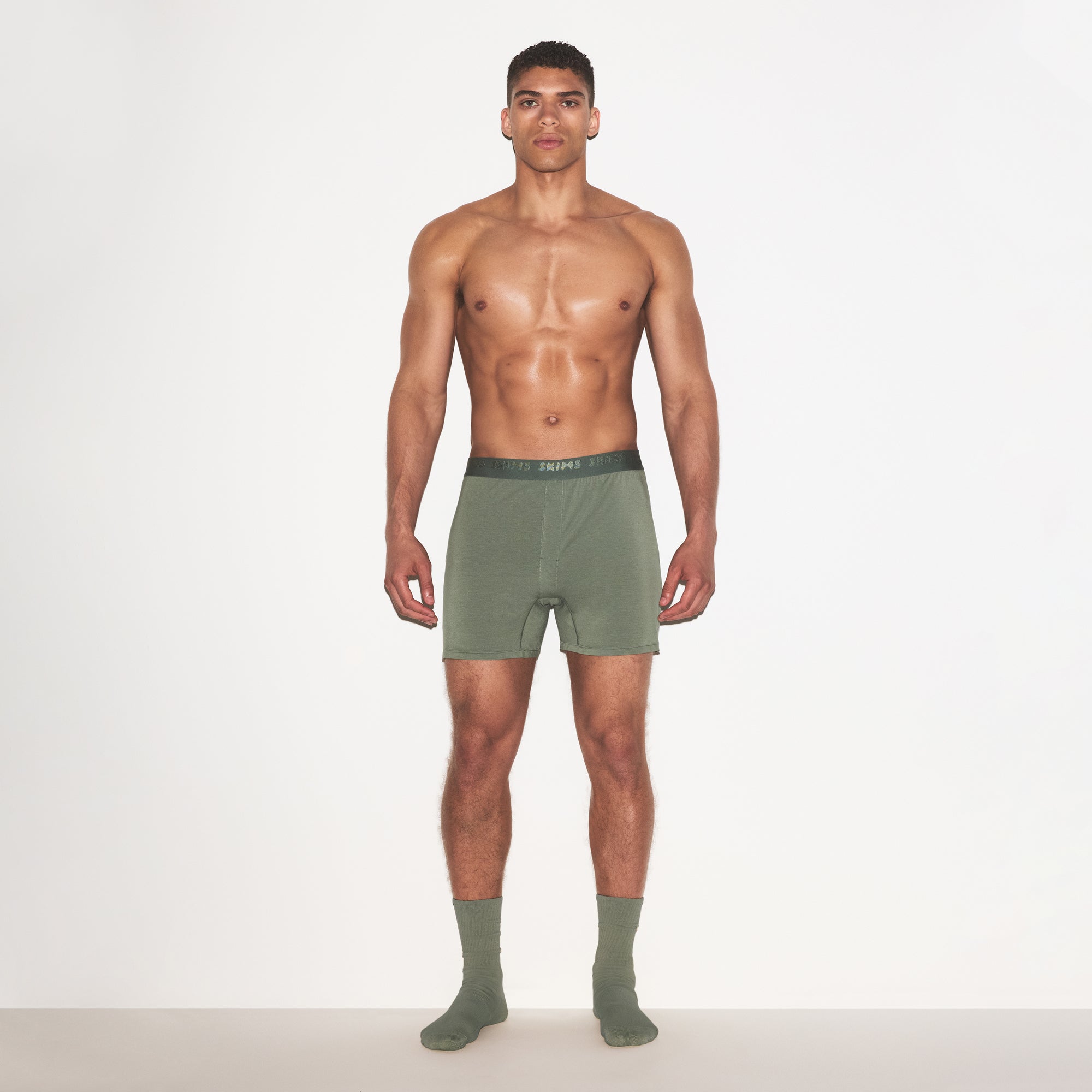 MENS KNIT BOXER