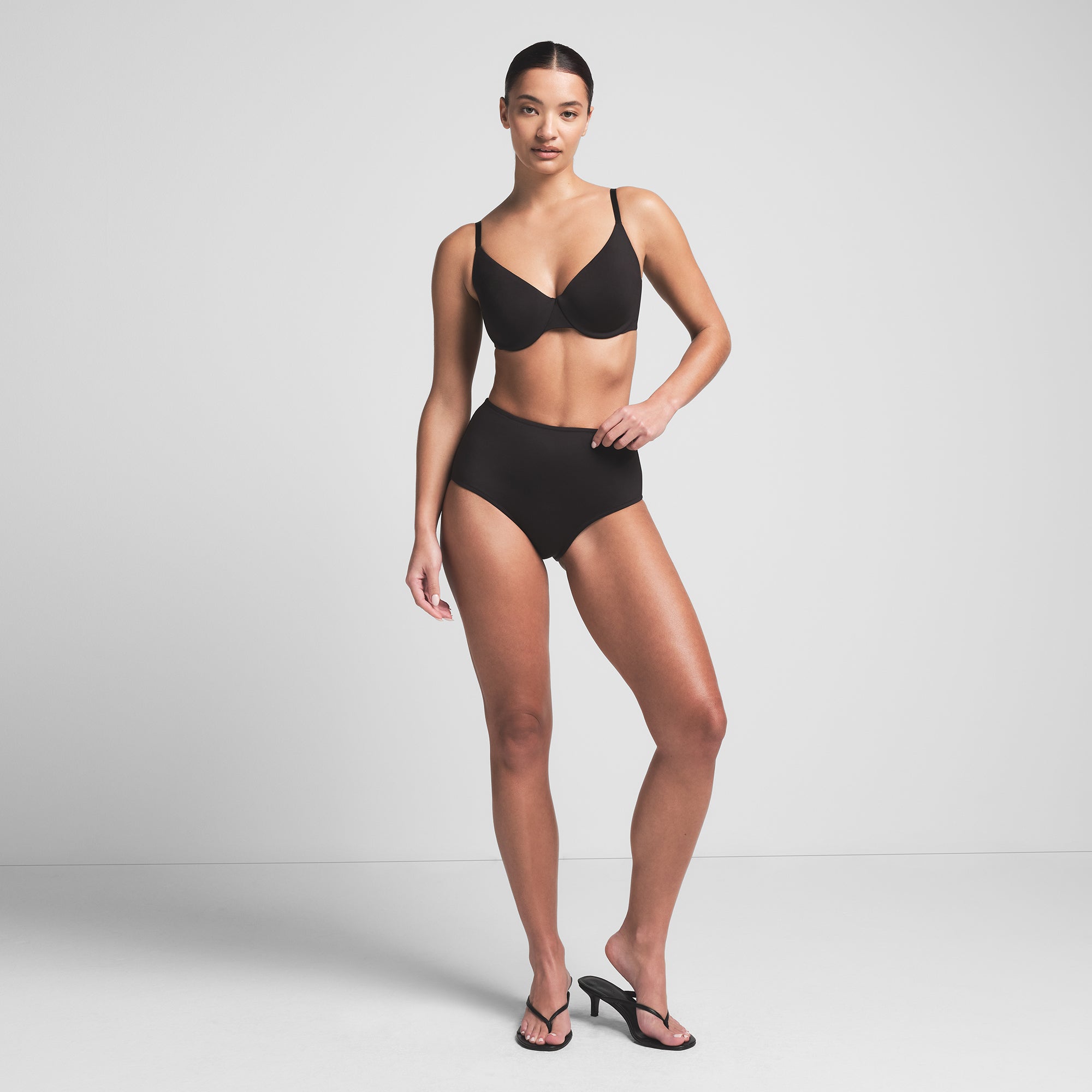 HIGH-WAISTED BRIEF BIKINI BOTTOM