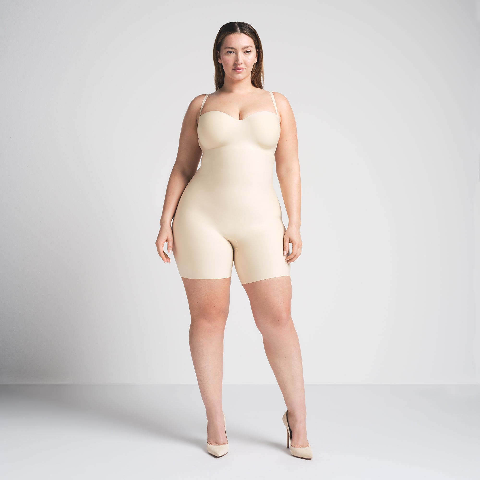 CORE SCULPT UNDERWIRE MID THIGH BODYSUIT