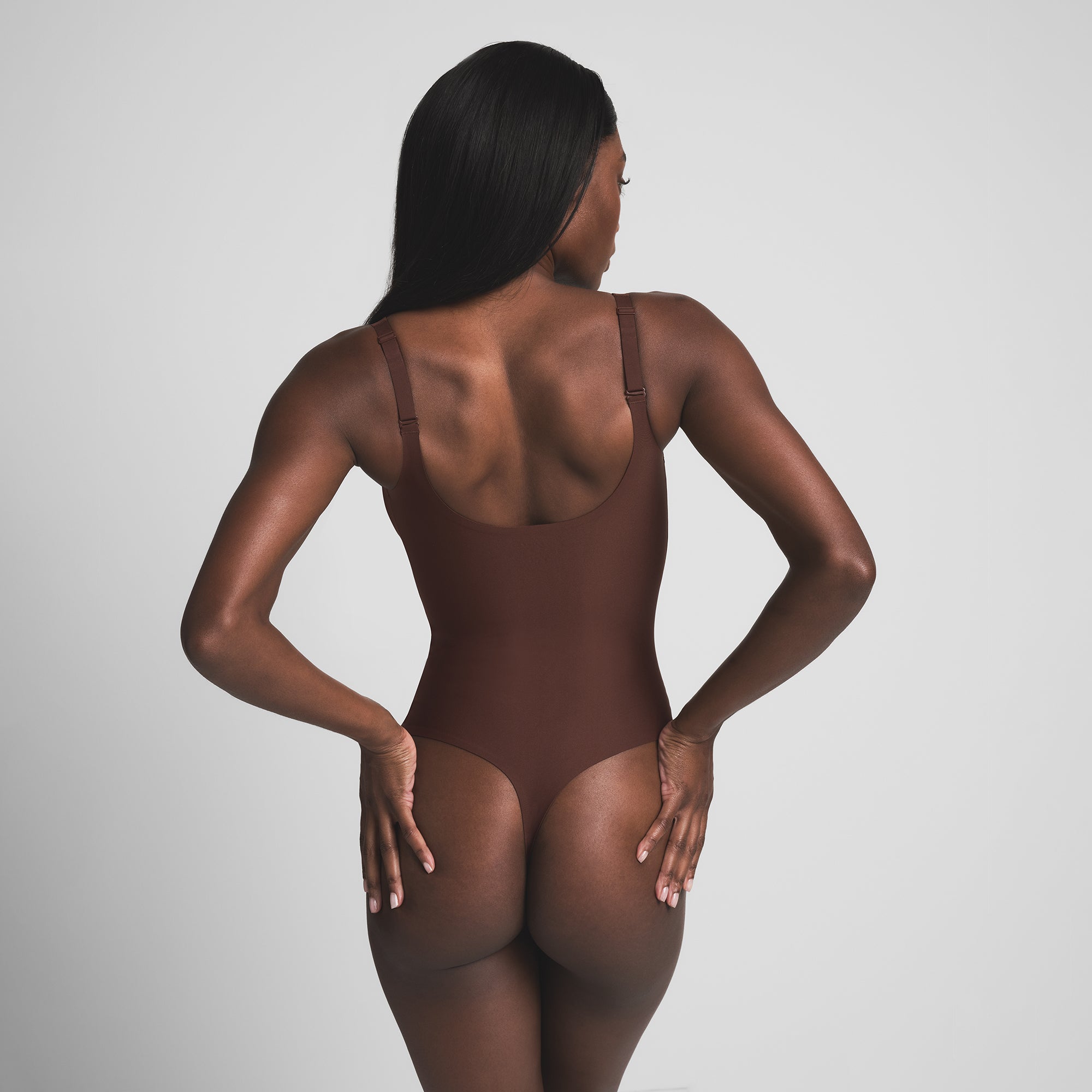 UNLINED PLUNGE THONG BODYSUIT - Image 3