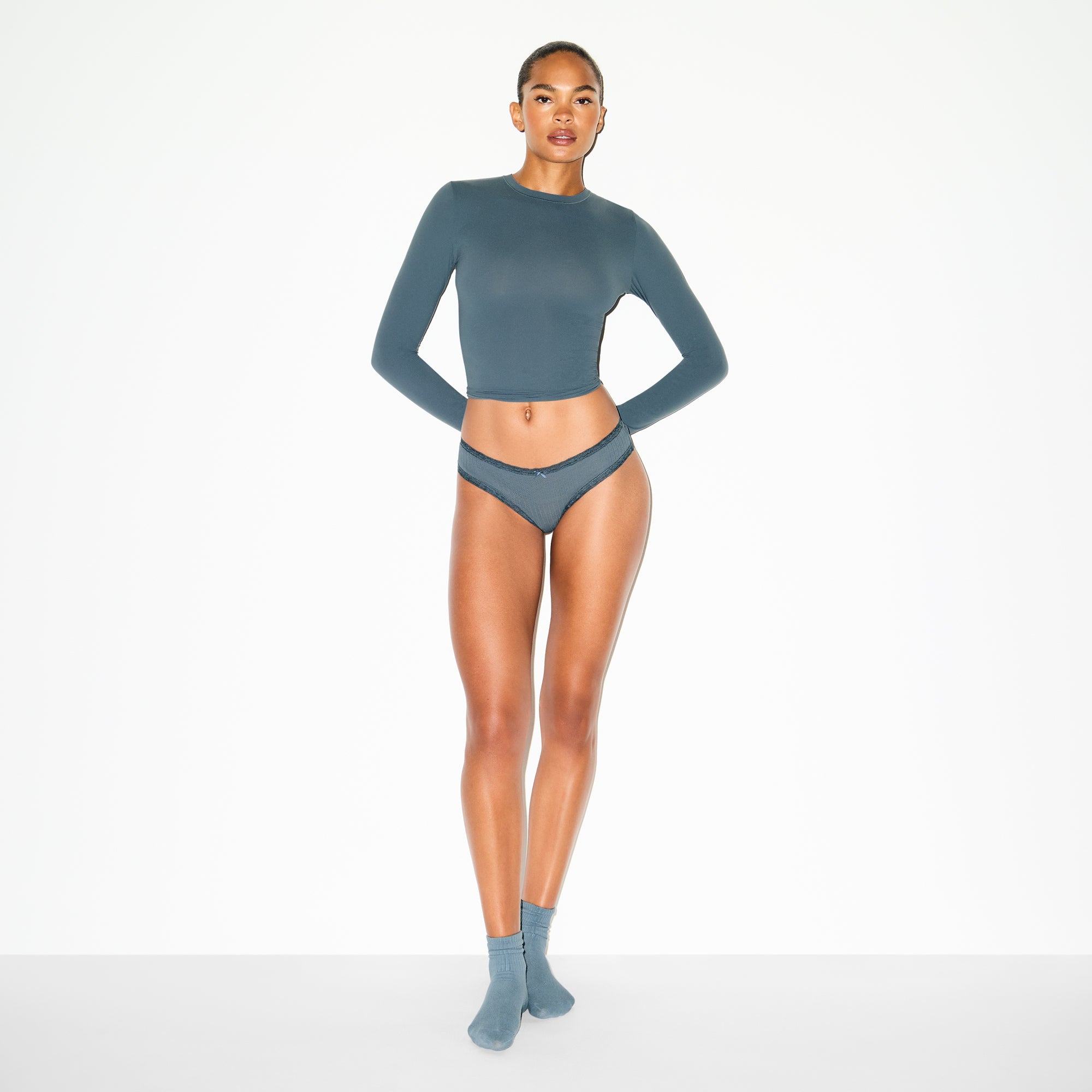 POINTELLE LACE BRIEF