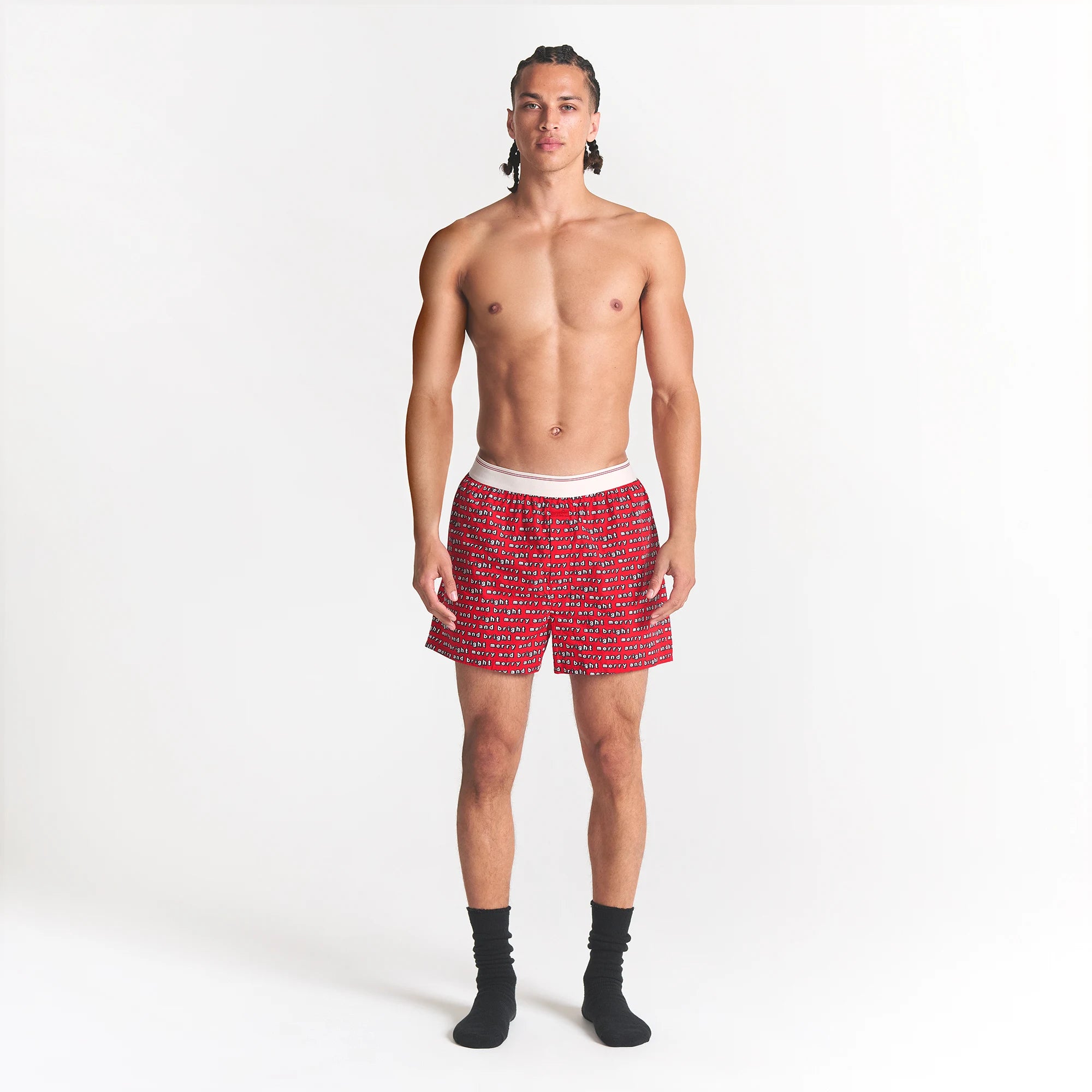 COTTON POPLIN MENS BOXER 3-PACK