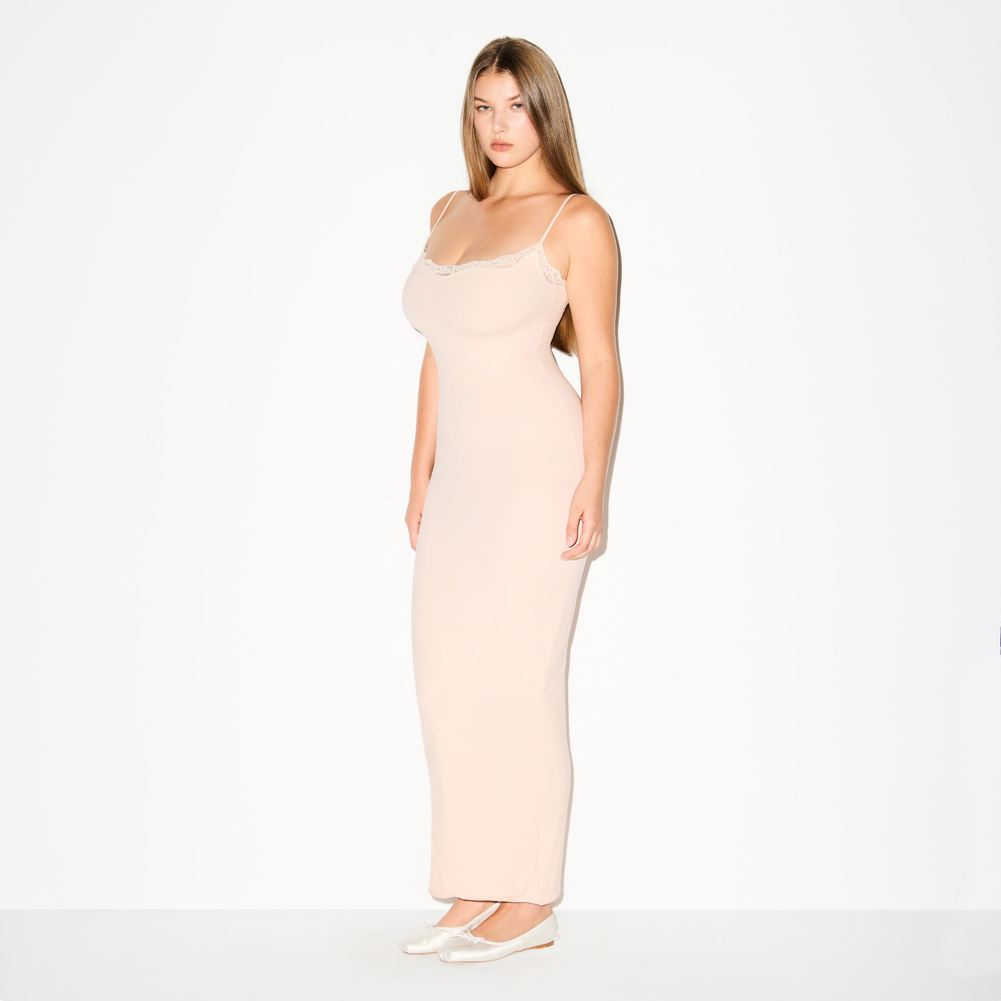 LONG SLIP DRESS - Image 3