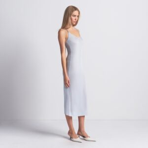 HALTER MIDI SLIP DRESS