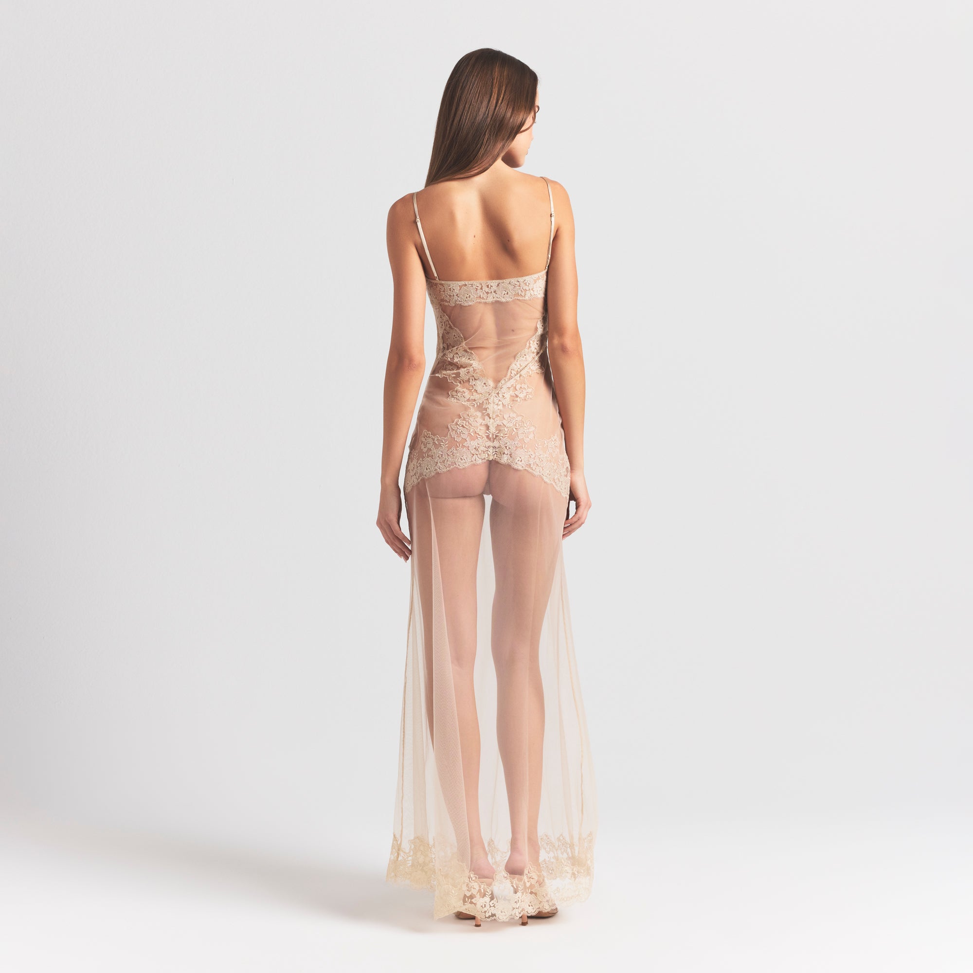 LONG SLIP DRESS - Image 4