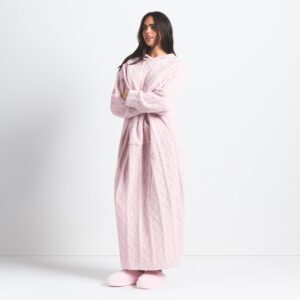 OVERSIZED CABLEKNIT LONG DRESS