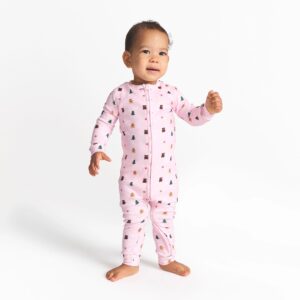 PLUSH POINTELLE BABY ONESIE