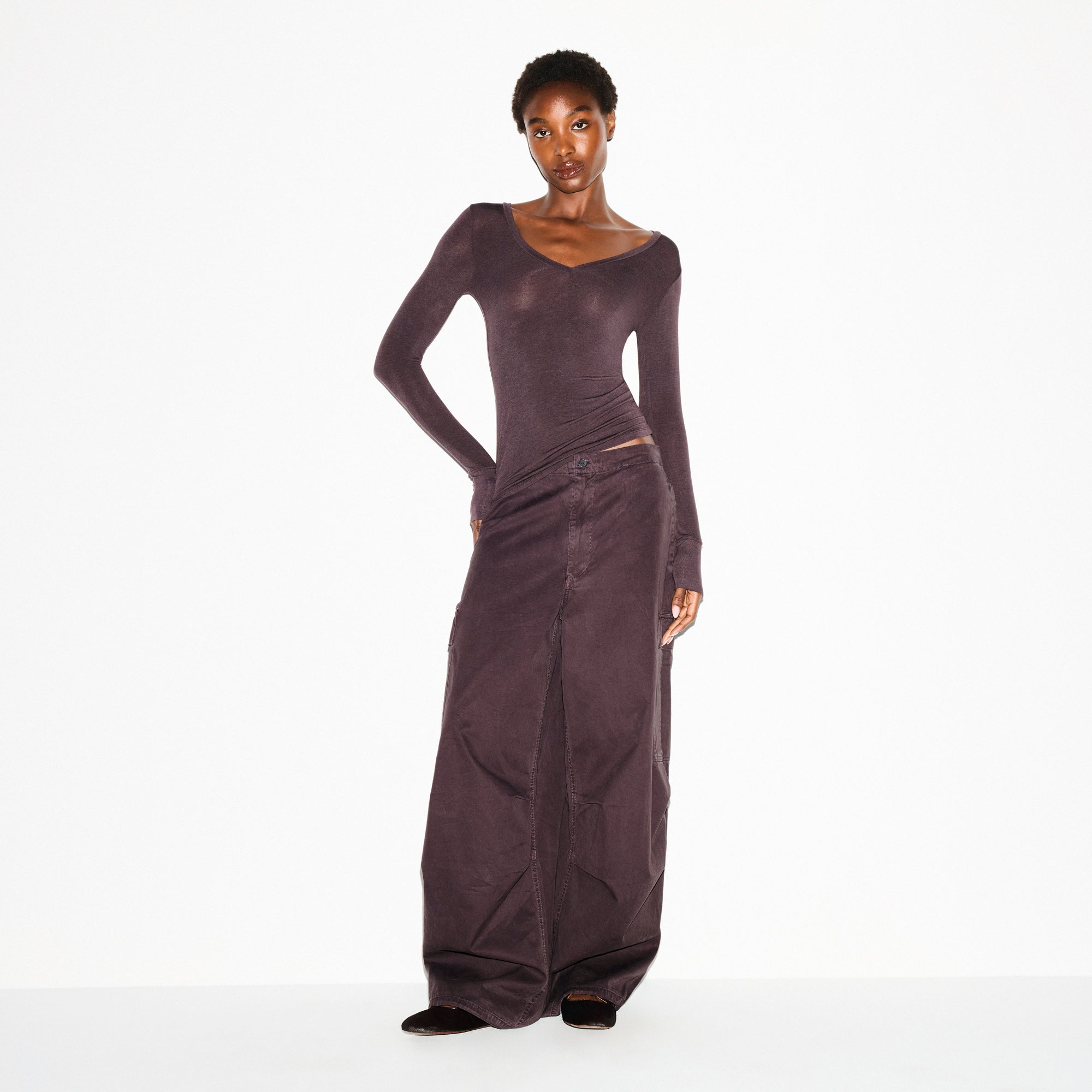 LONG SLEEVE V NECK - Image 5