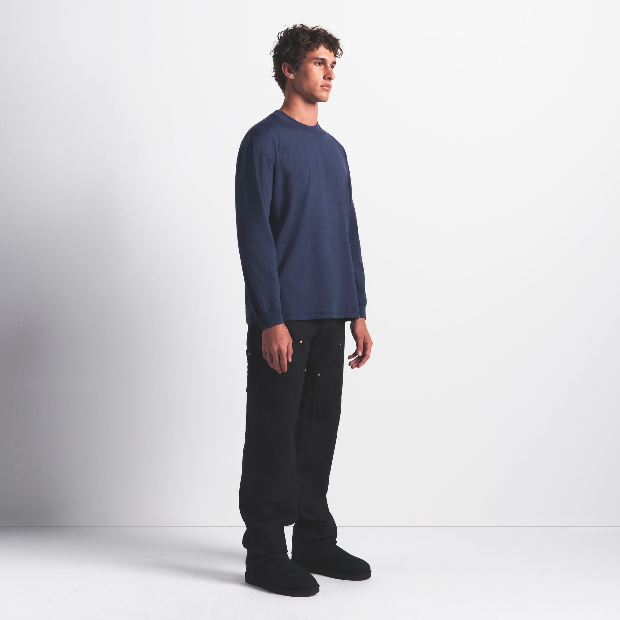 MENS RELAXED LONG SLEEVE T-SHIRT - Image 2
