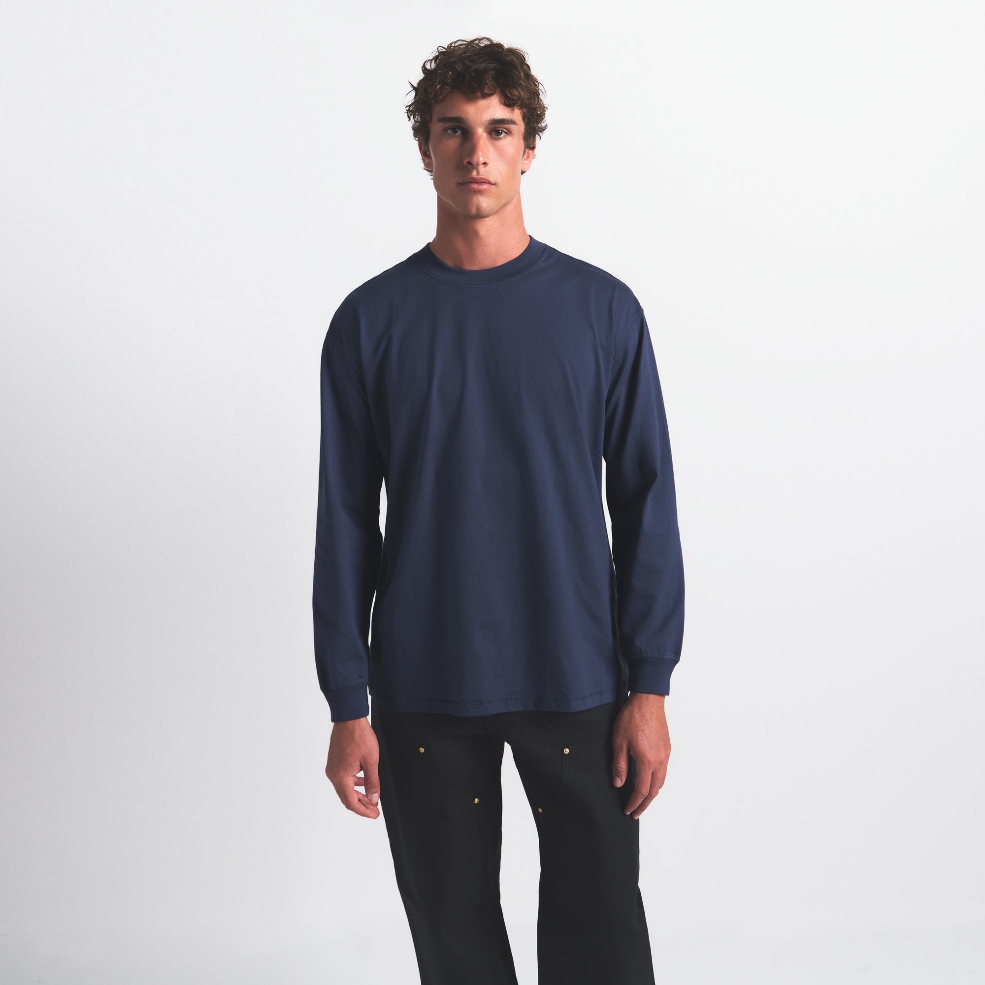 MENS RELAXED LONG SLEEVE T-SHIRT - Image 5