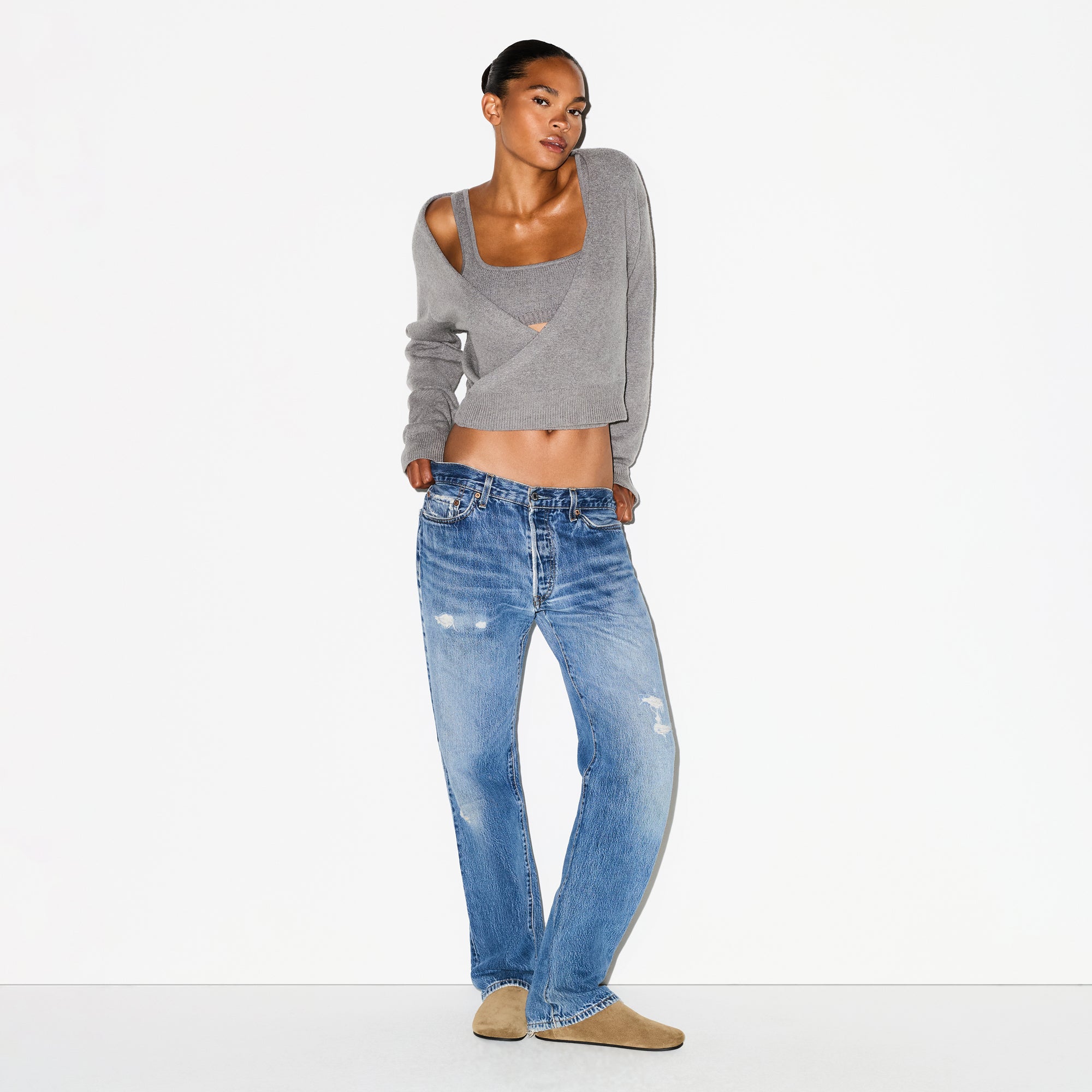 WRAP SWEATER