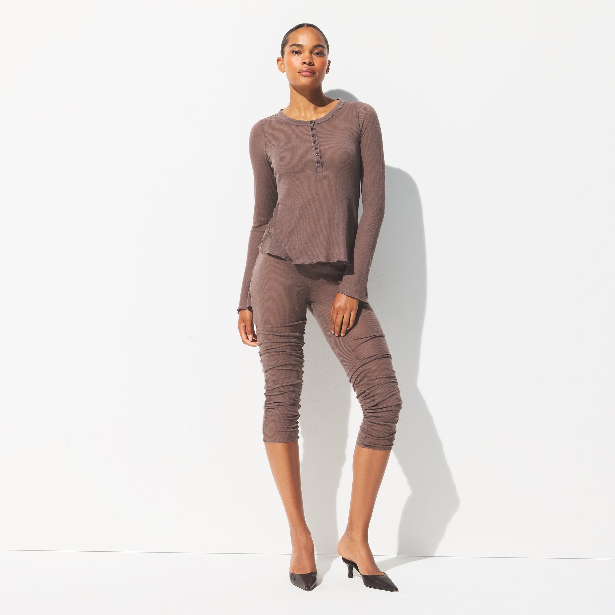 LONG SLEEVE HENLEY