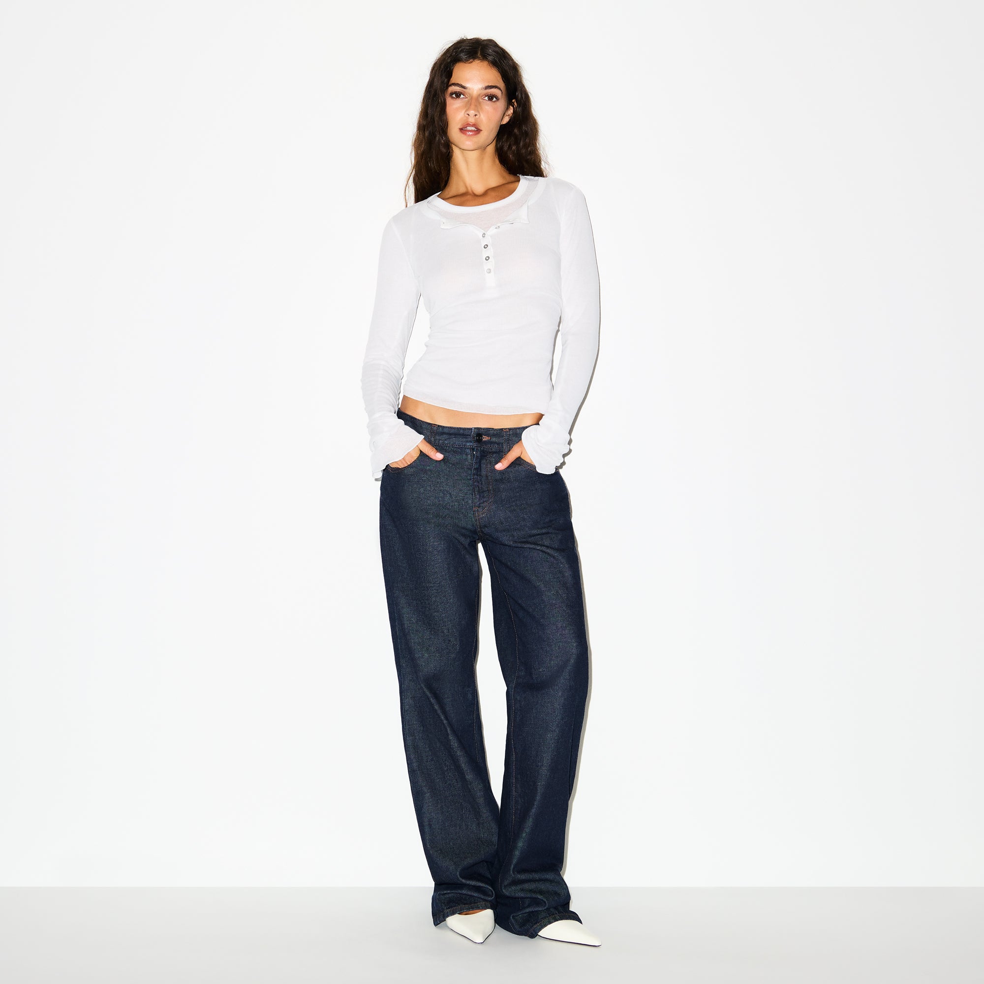 LONG SLEEVE HENLEY