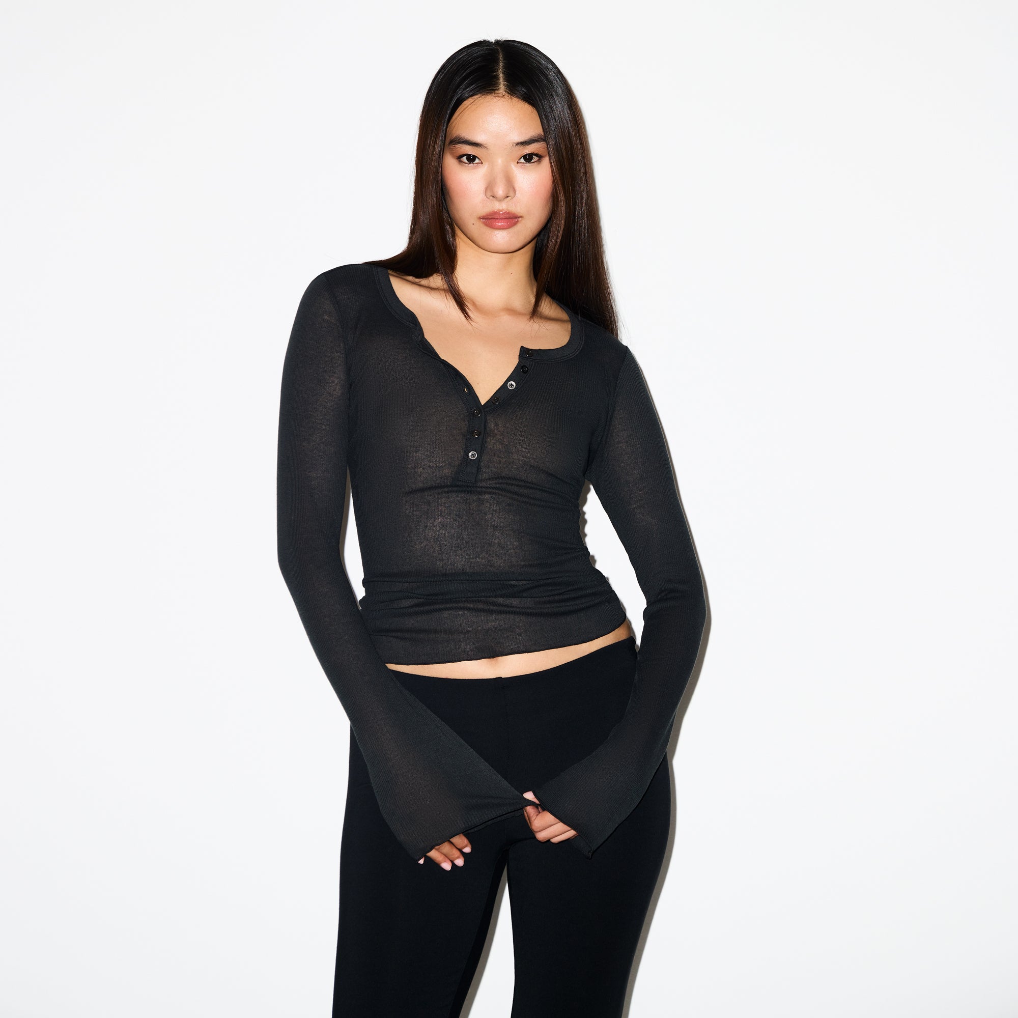 LONG SLEEVE HENLEY