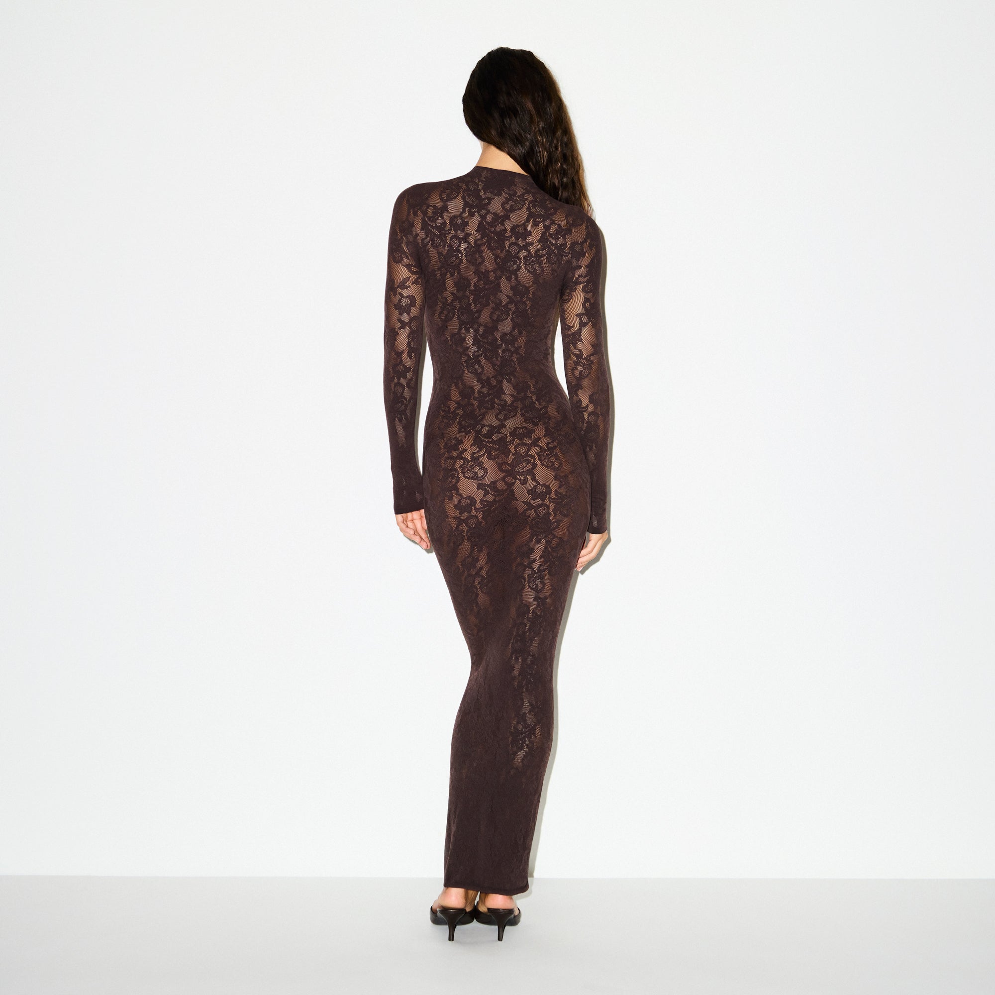 MOCK NECK LONG DRESS - Image 4