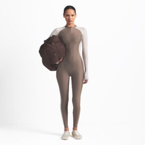 ZIP FRONT LONG ONESIE