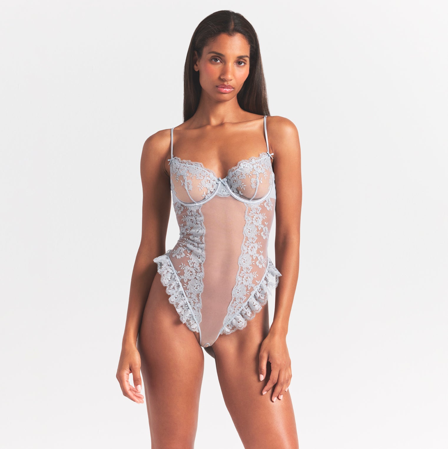 UNLINED CROTCHLESS TEDDY - Image 5