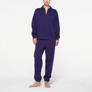 OVERSIZED QUARTER ZIP PULLOVER