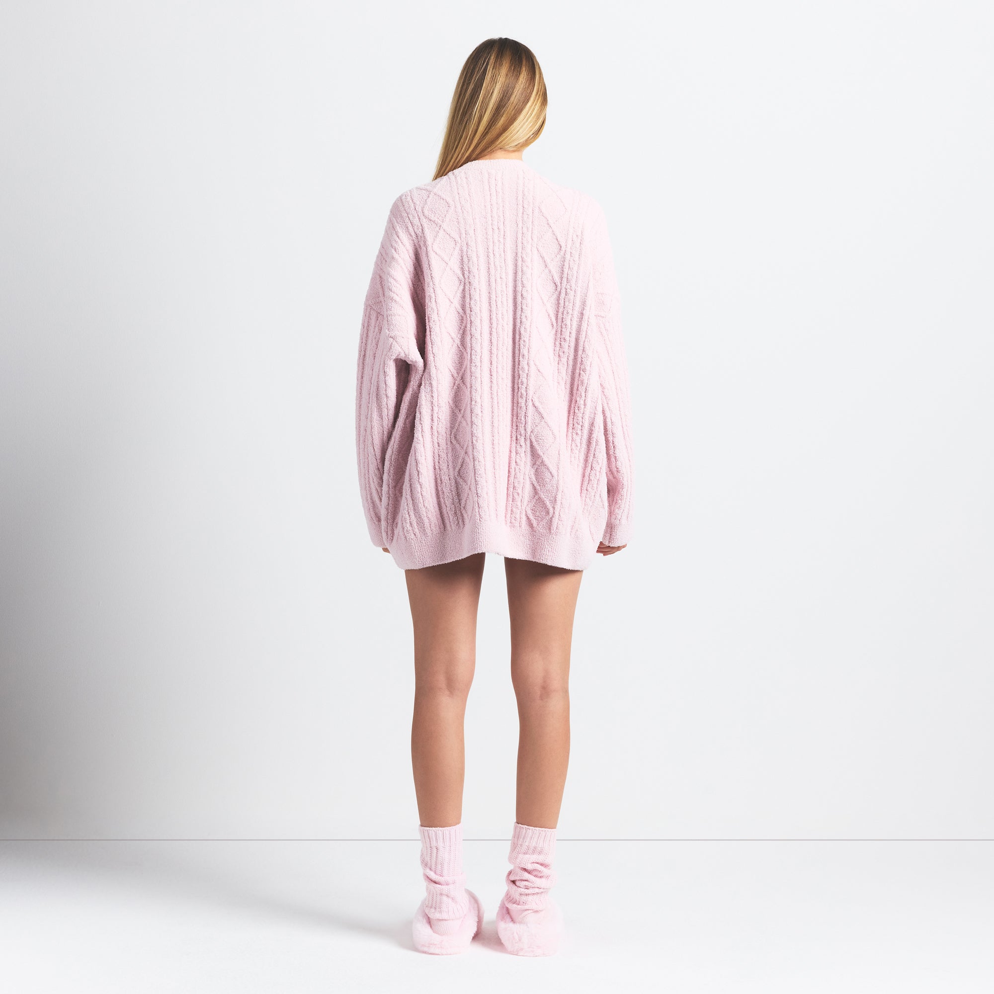 OVERSIZED CABLEKNIT CREWNECK PULLOVER - Image 3