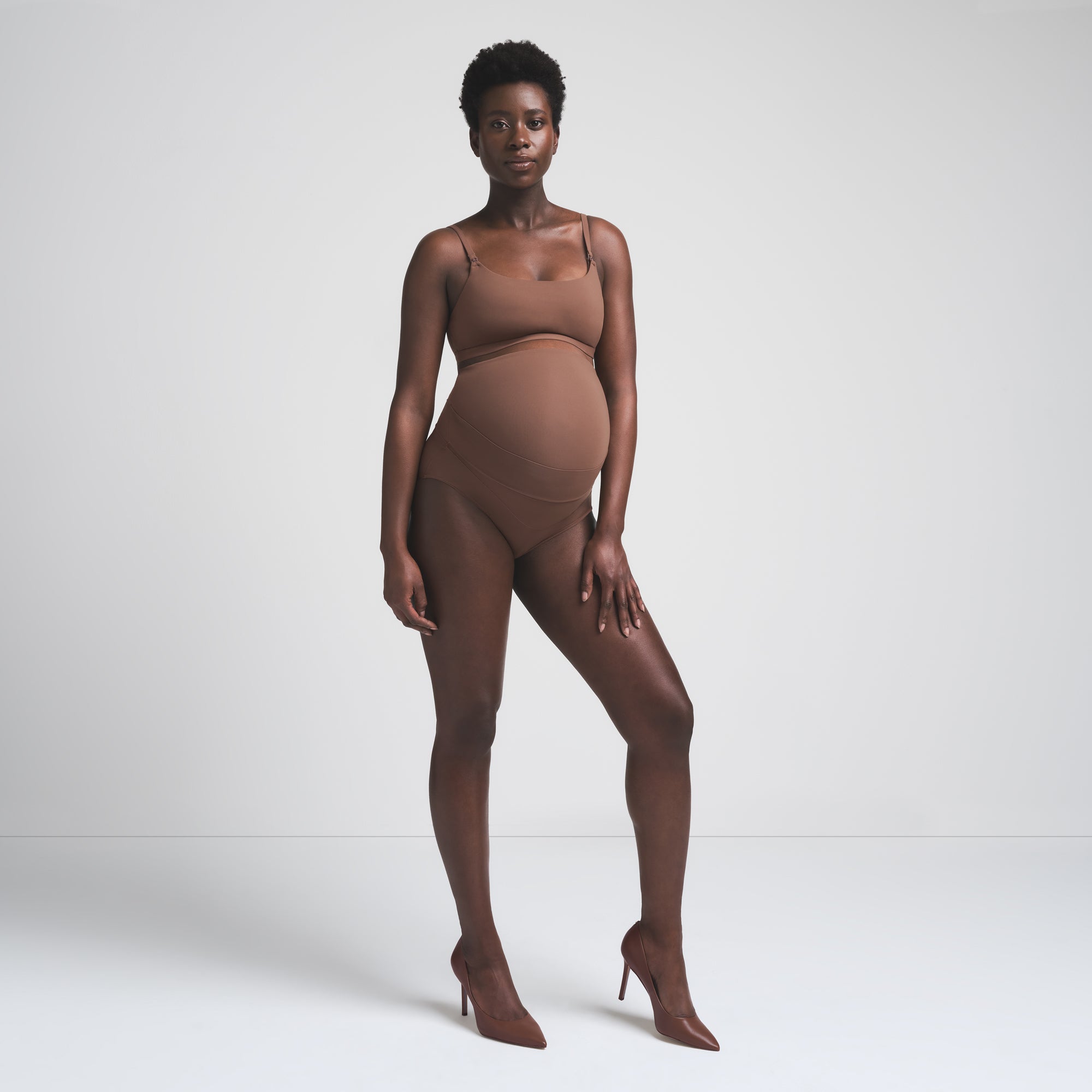 MATERNITY BANDED HIGH-WAISTED BRIEF