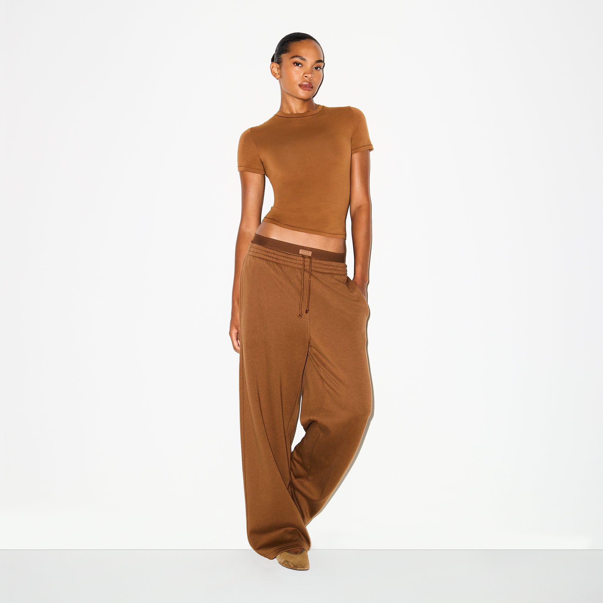 OVERSIZED DOUBLE WAISTBAND PANT