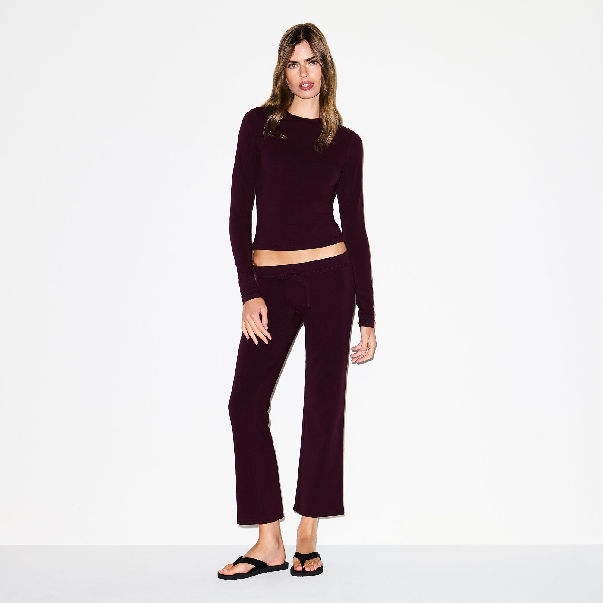 LOW RISE CROP PANT
