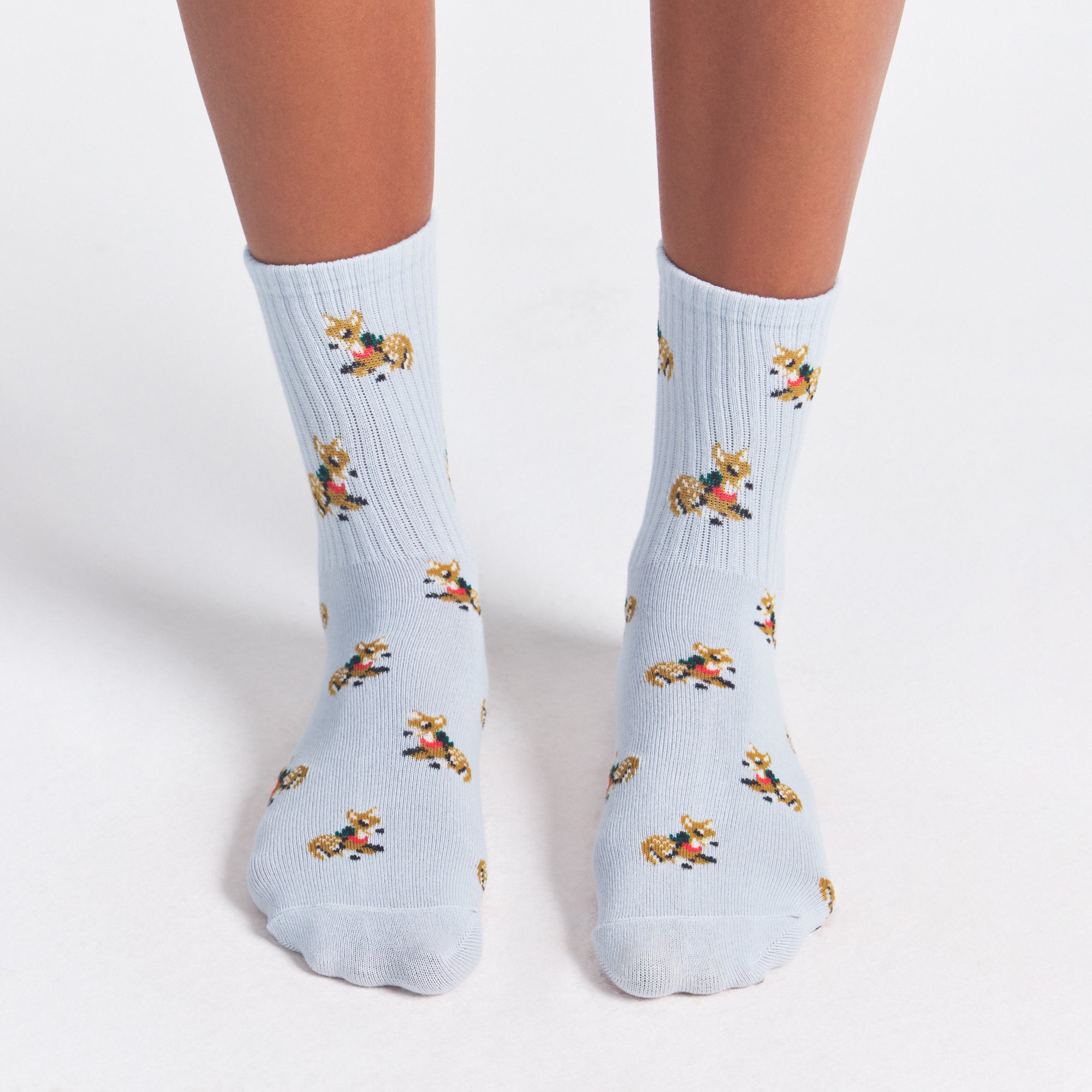 RIBBED CREW SOCK 3-PACK