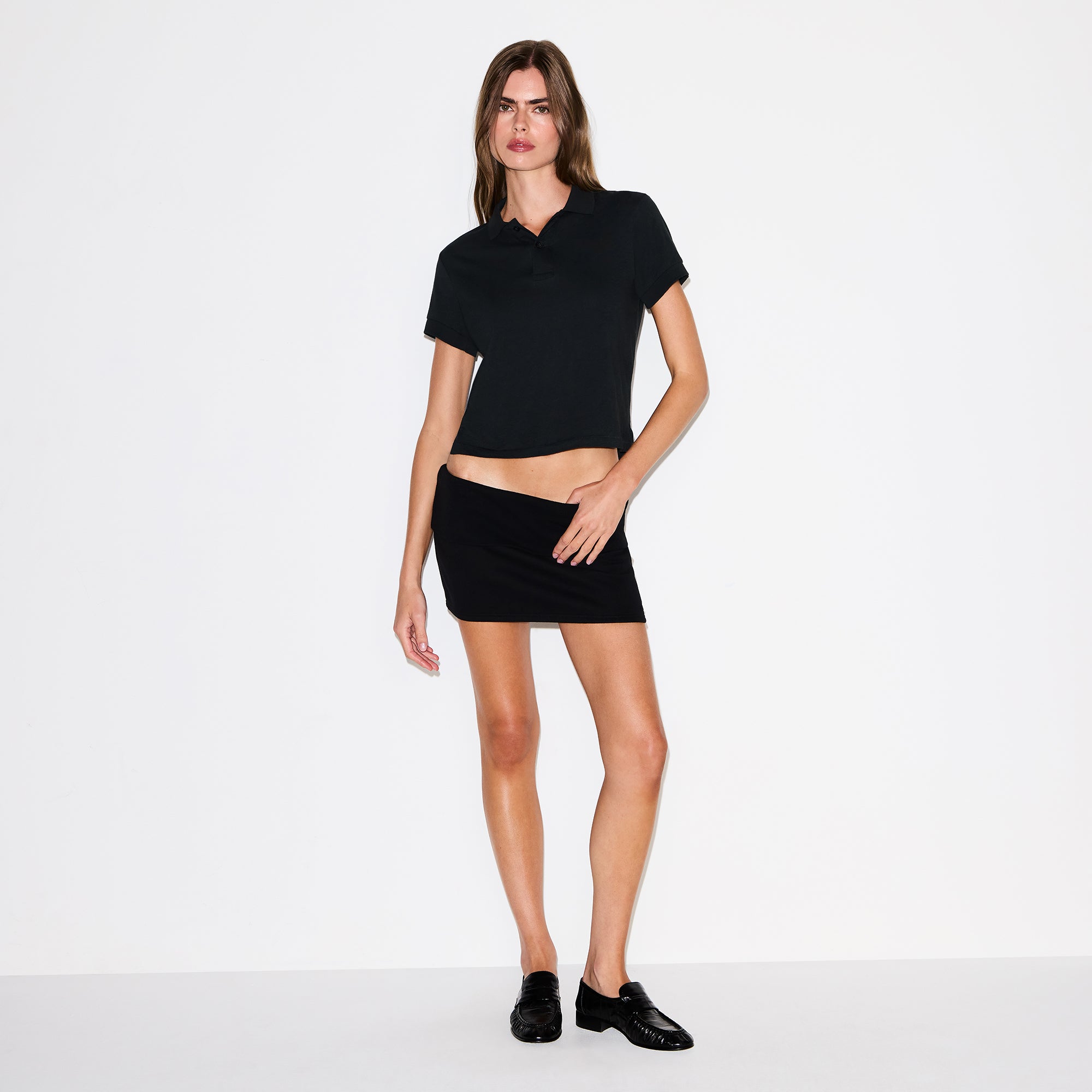 FOLDOVER MINI SKIRT