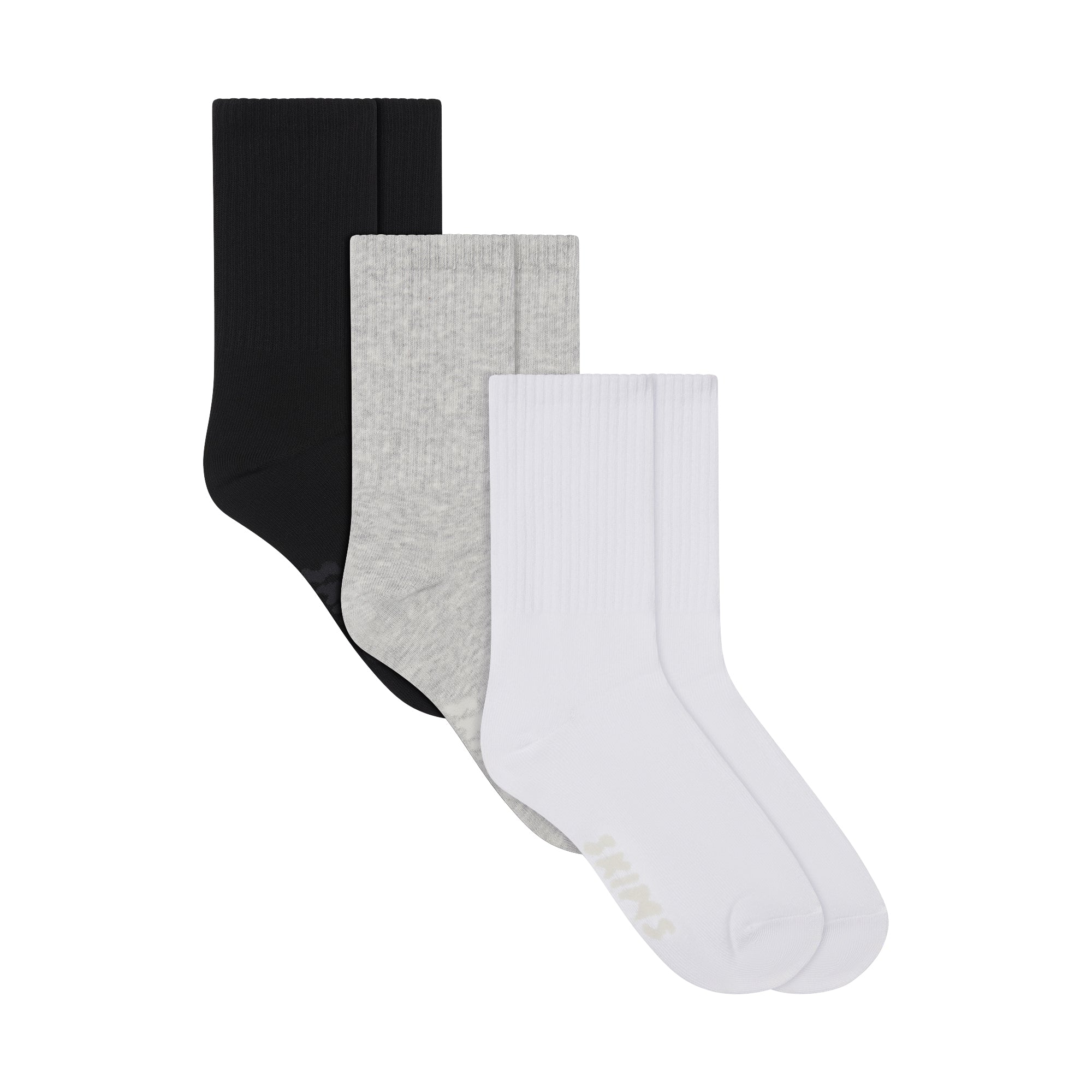 RIBBED CREW SOCK 3-PACK - Image 7