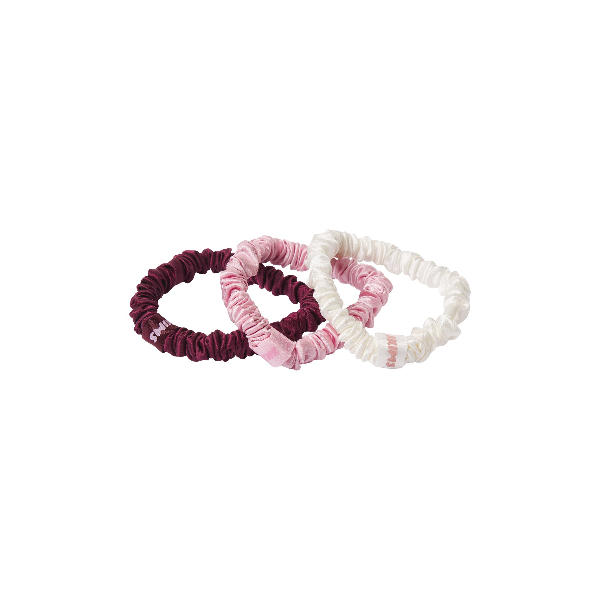 PURE SILK SKINNY SCRUNCHIE 3-PACK - Image 3