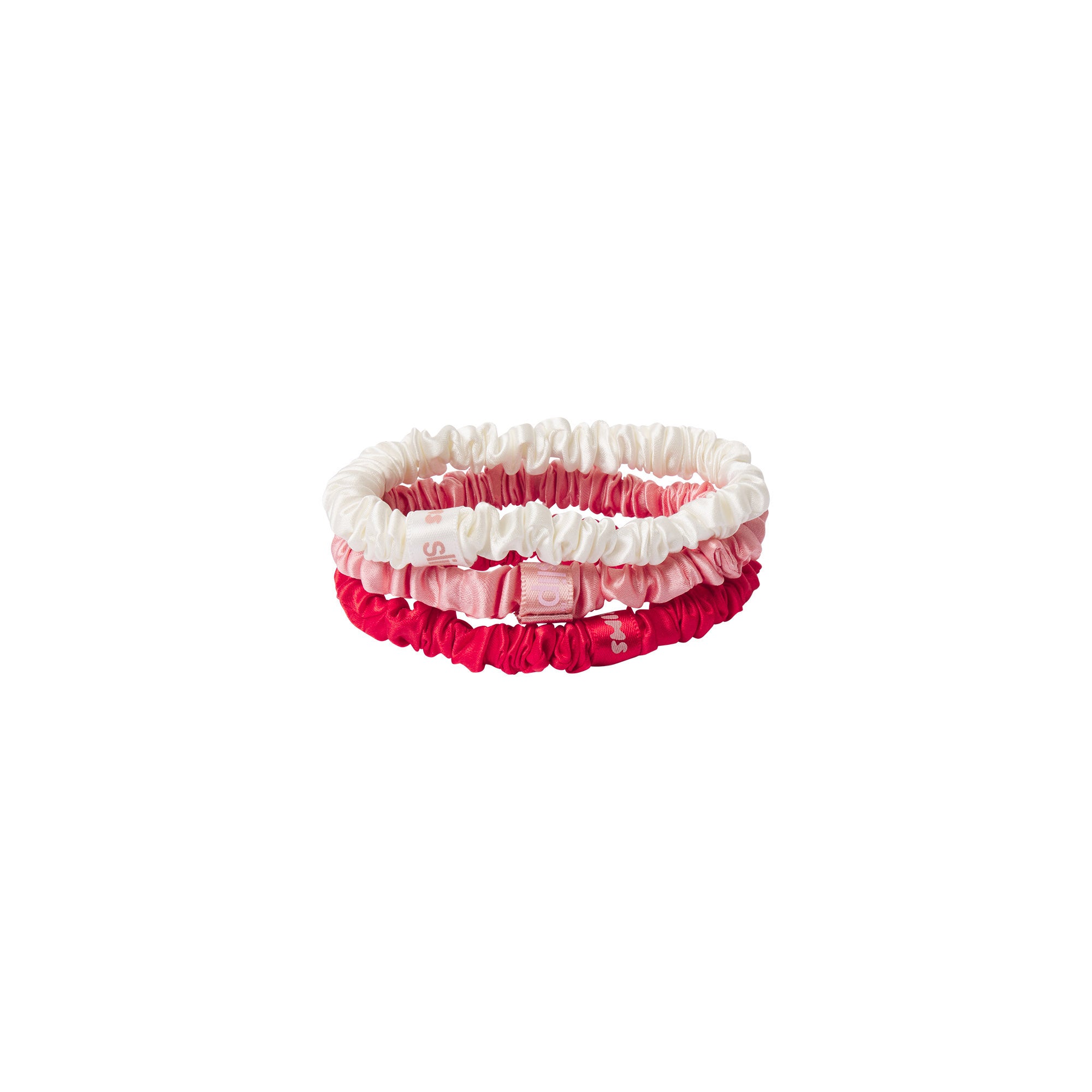 PURE SILK SKINNY SCRUNCHIE 3-PACK - Image 2