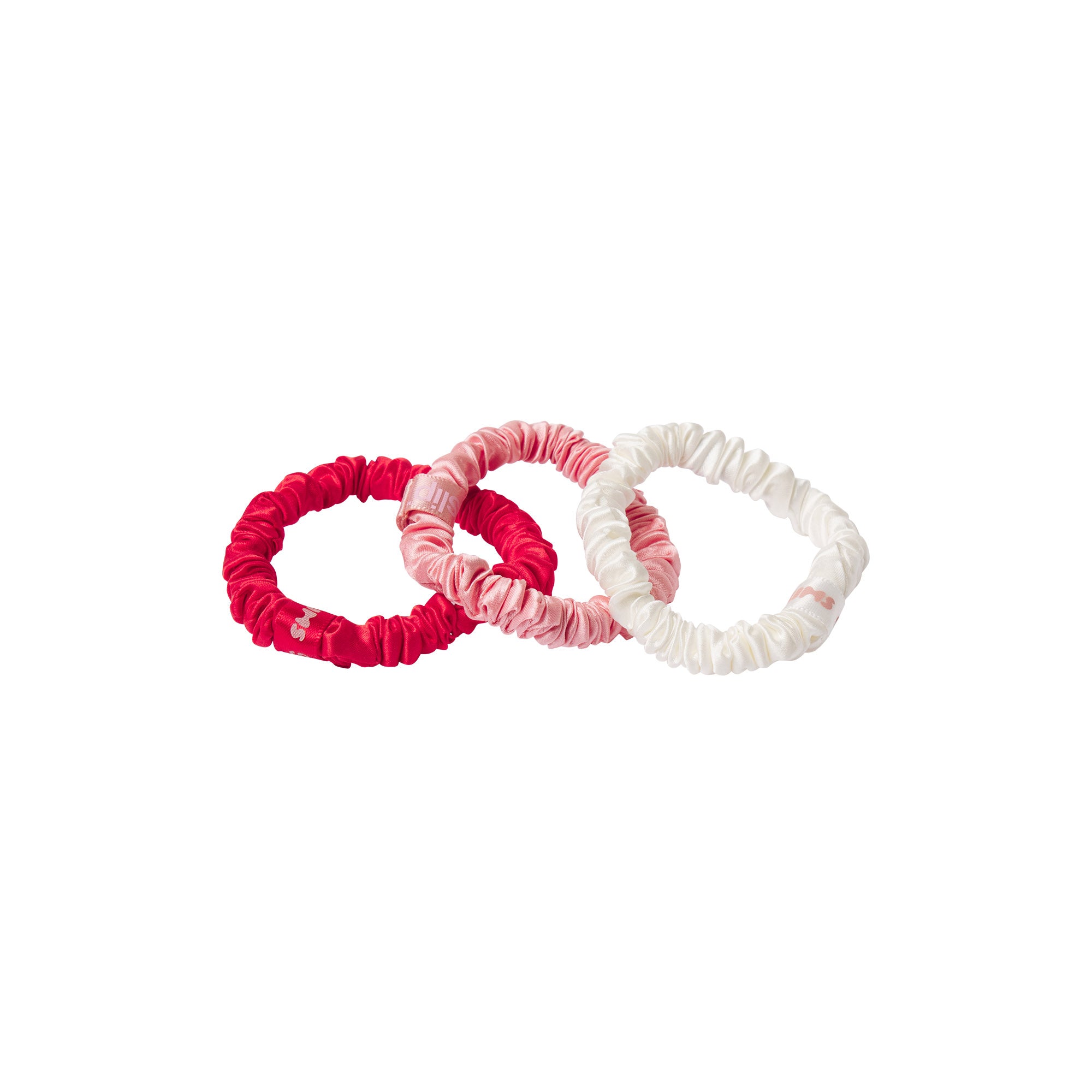 PURE SILK SKINNY SCRUNCHIE 3-PACK - Image 3