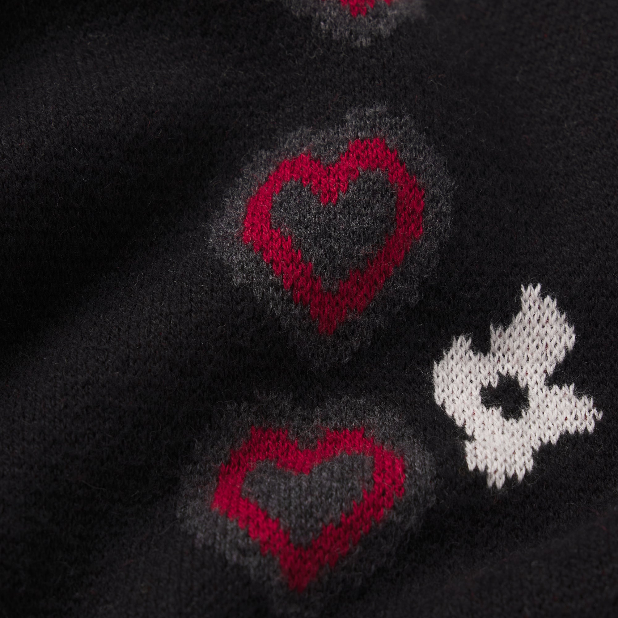 COTTON KNIT MENS INTARSIA SWEATER - Image 6