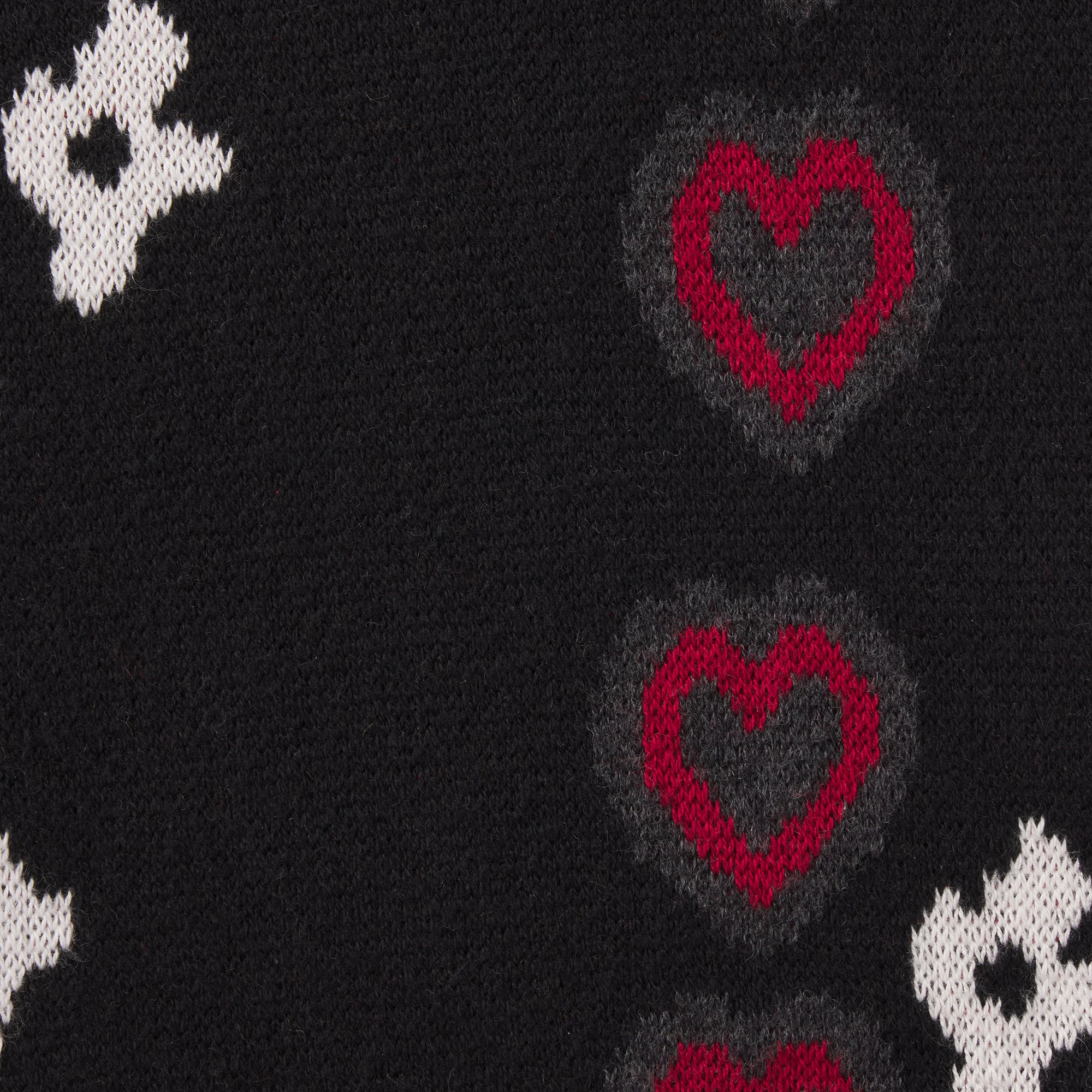 COTTON KNIT MENS INTARSIA SWEATER - Image 7