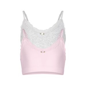 JUNIORS LACE SCOOP BRALETTE 2-PACK