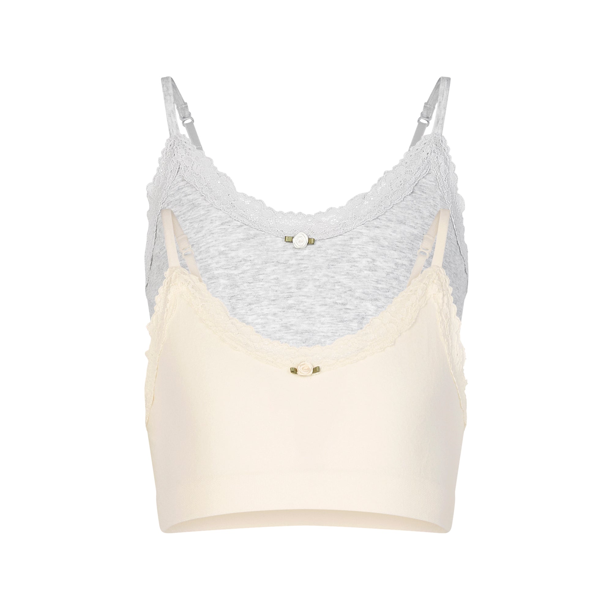 JUNIORS LACE SCOOP BRALETTE 2-PACK