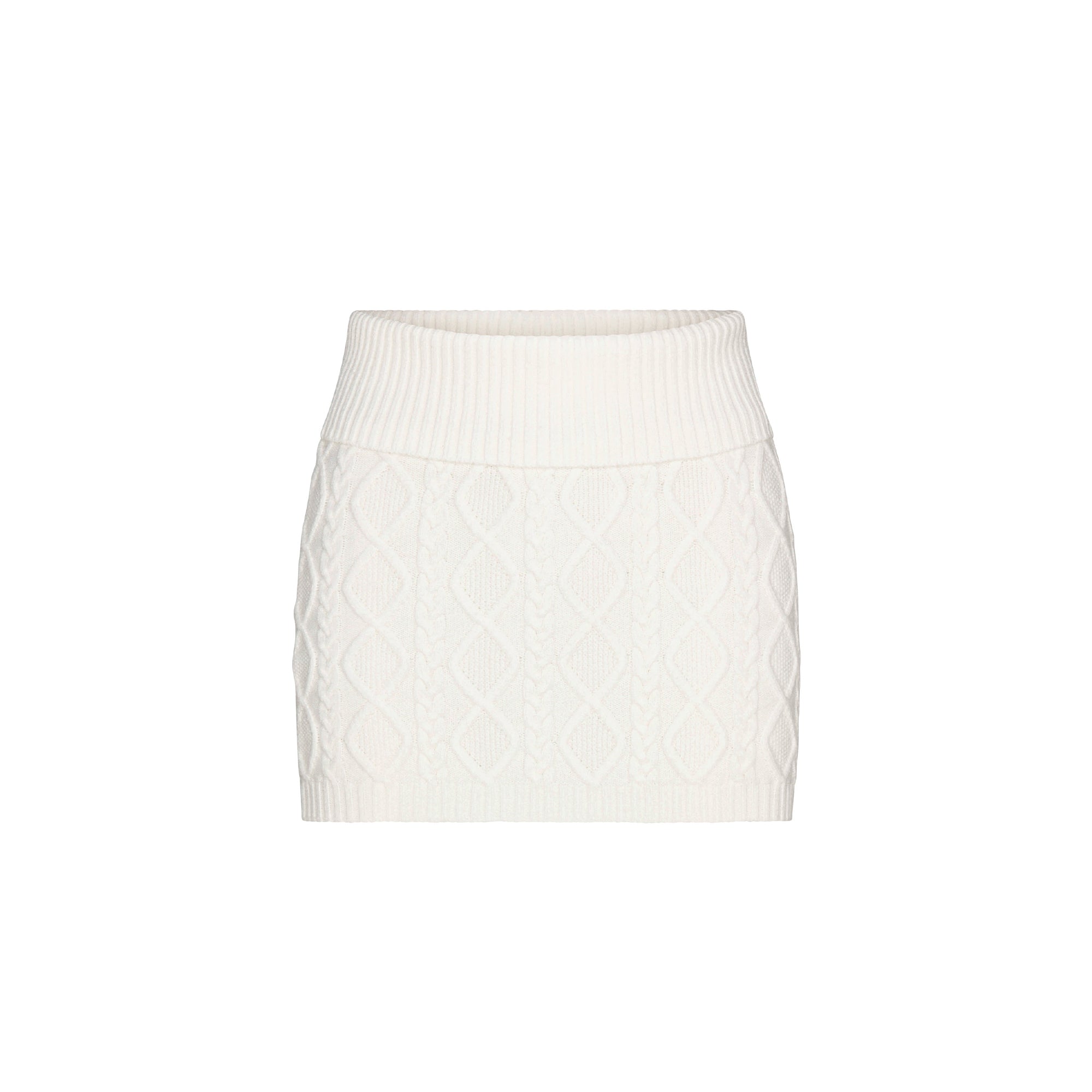 CABLE KNIT MINI SKIRT - Image 5