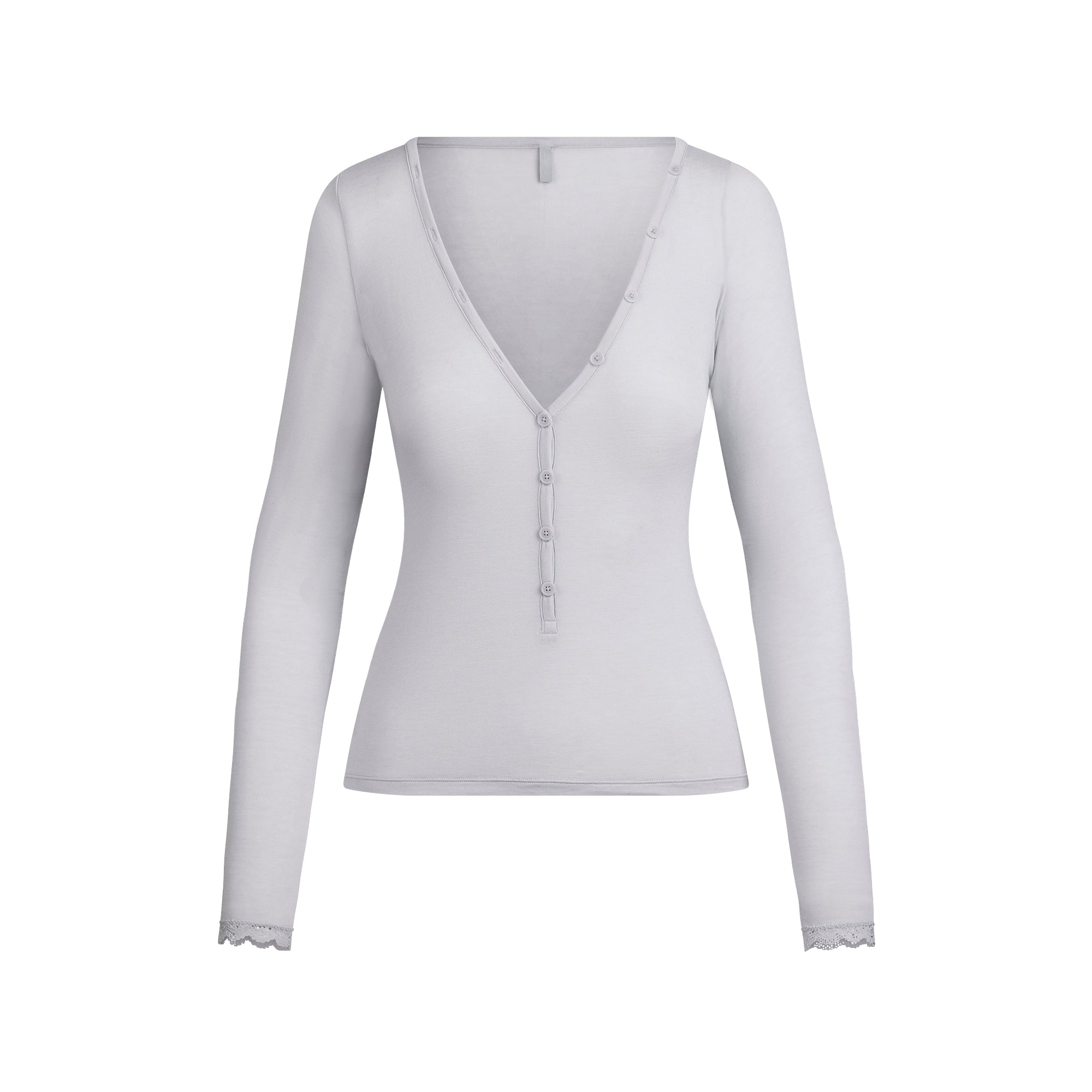 LONG SLEEVE HENLEY - Image 6