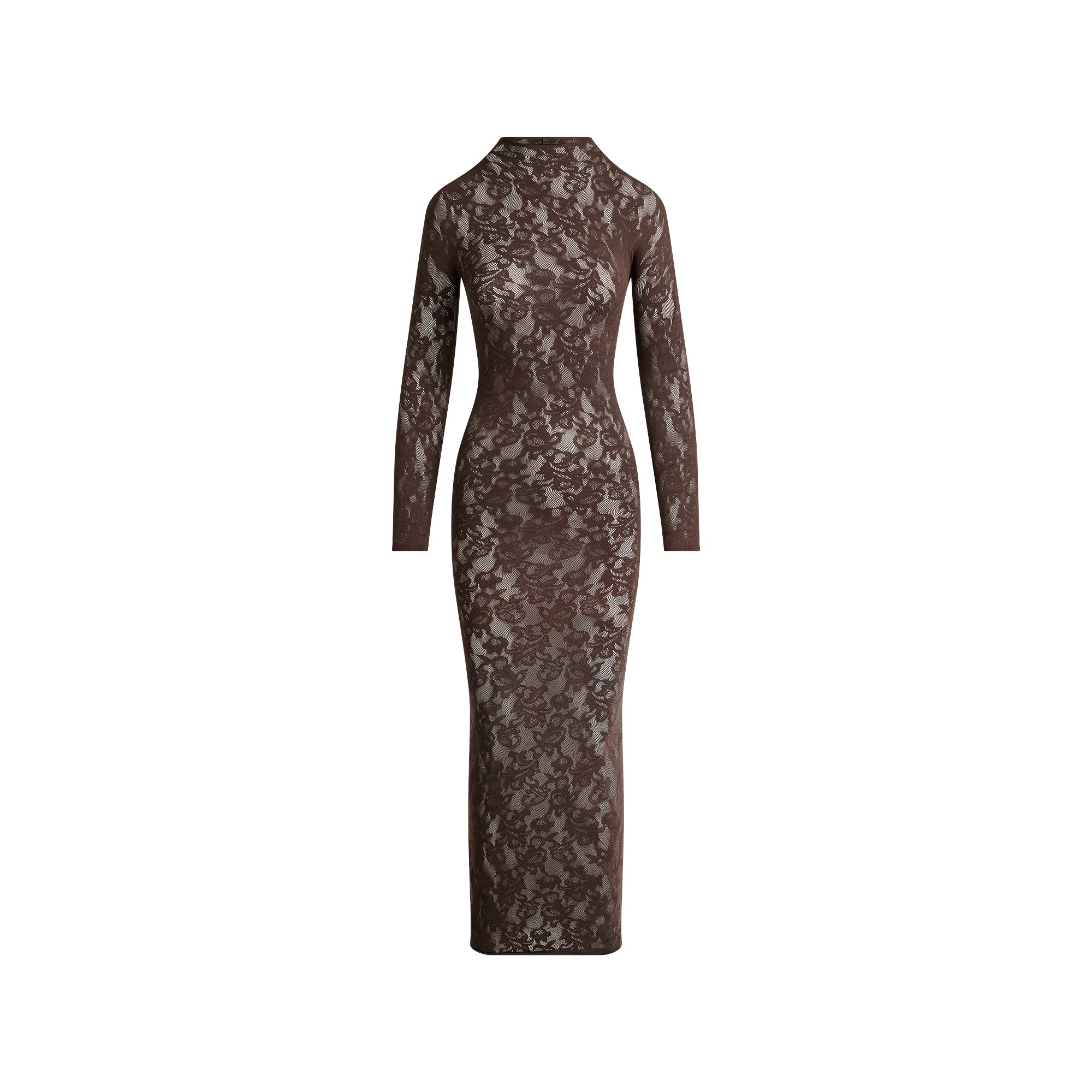 MOCK NECK LONG DRESS - Image 6