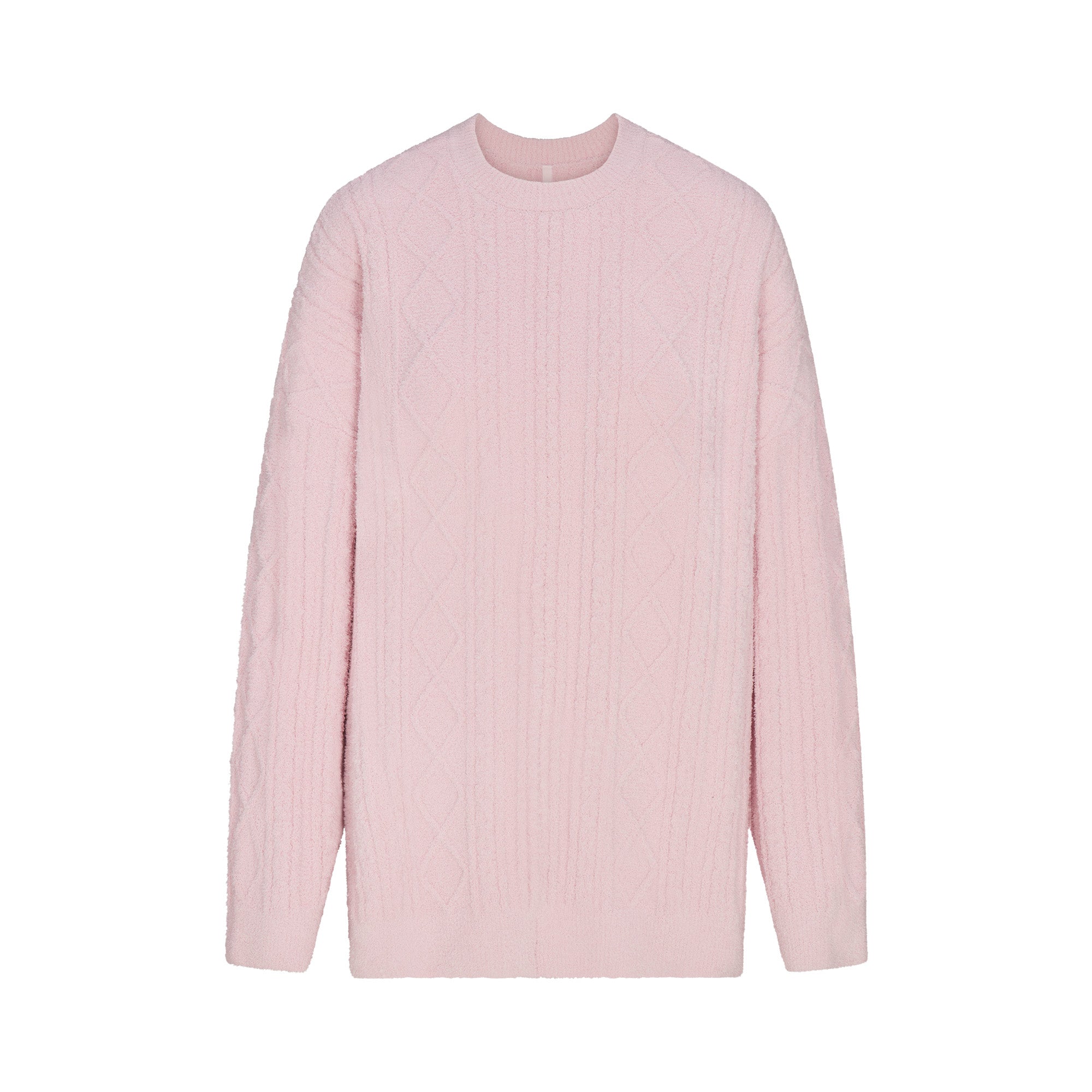 OVERSIZED CABLEKNIT CREWNECK PULLOVER - Image 5