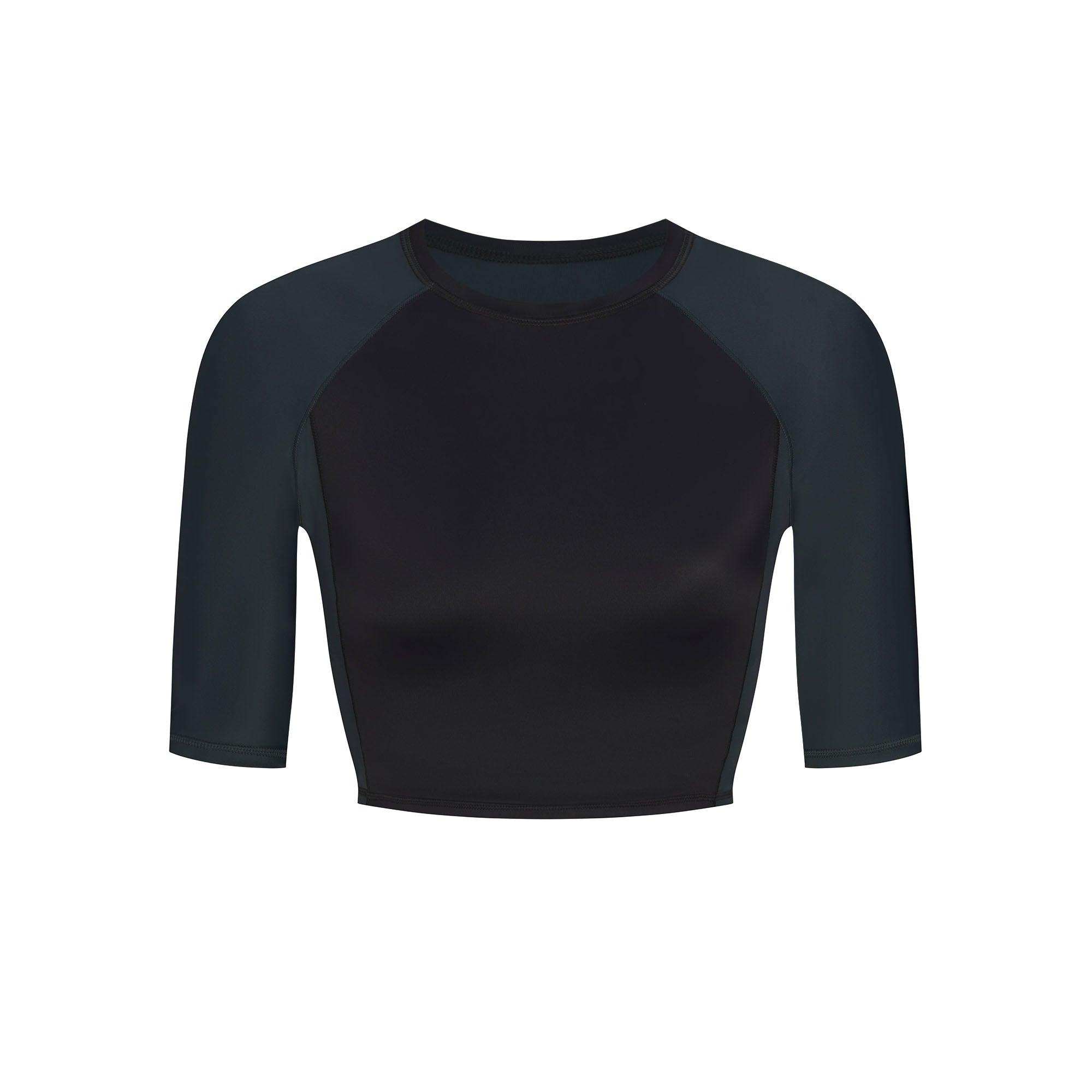 PADDED HALF SLEEVE CROP TOP - Image 7