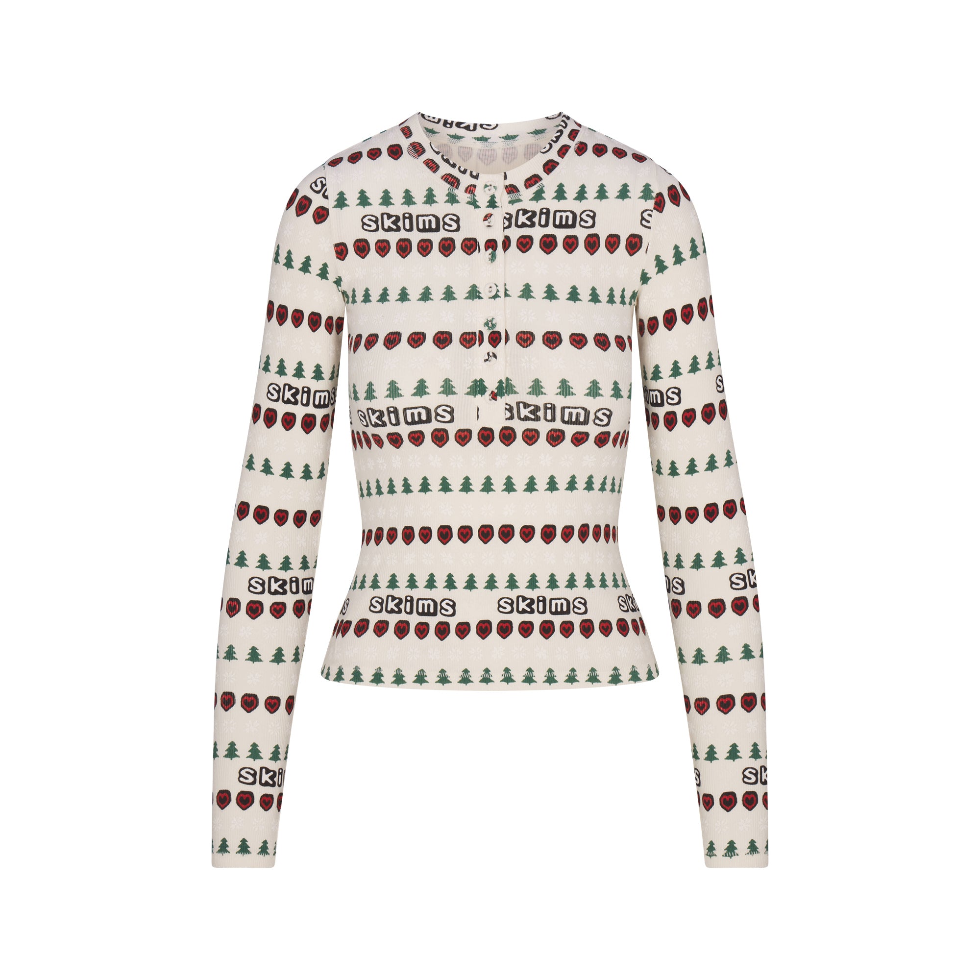 COTTON RIB HENLEY AND LEGGING SET - Image 6