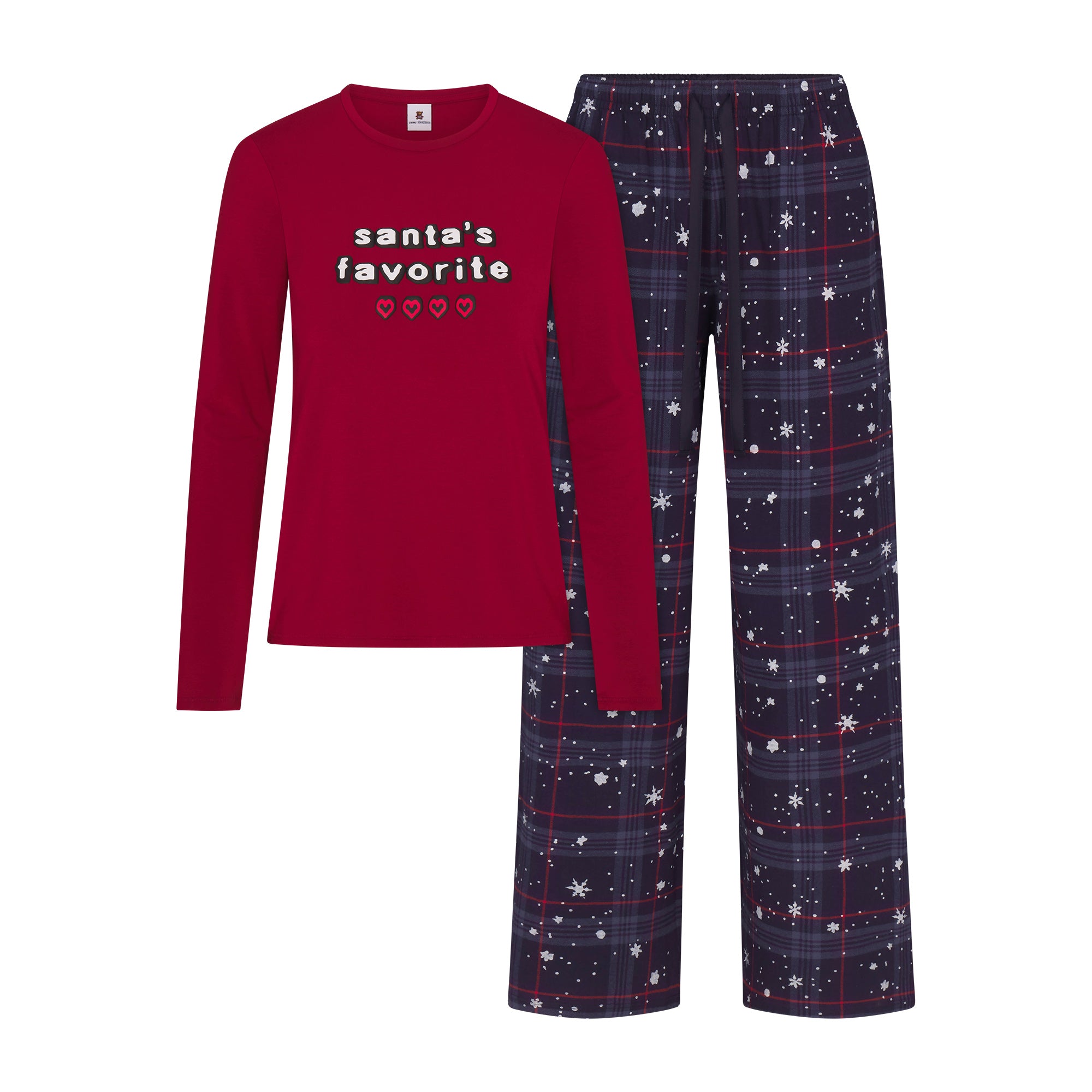 SKIMS SLEEP FLANNEL PANT SET - Image 11