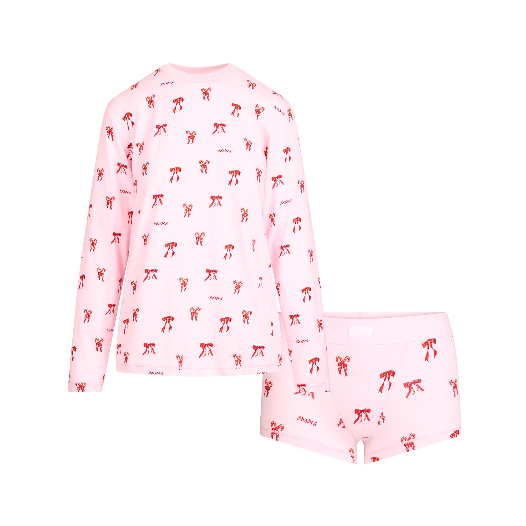 LONG SLEEVE T-SHIRT AND SHORT BOXER SET - Image 8