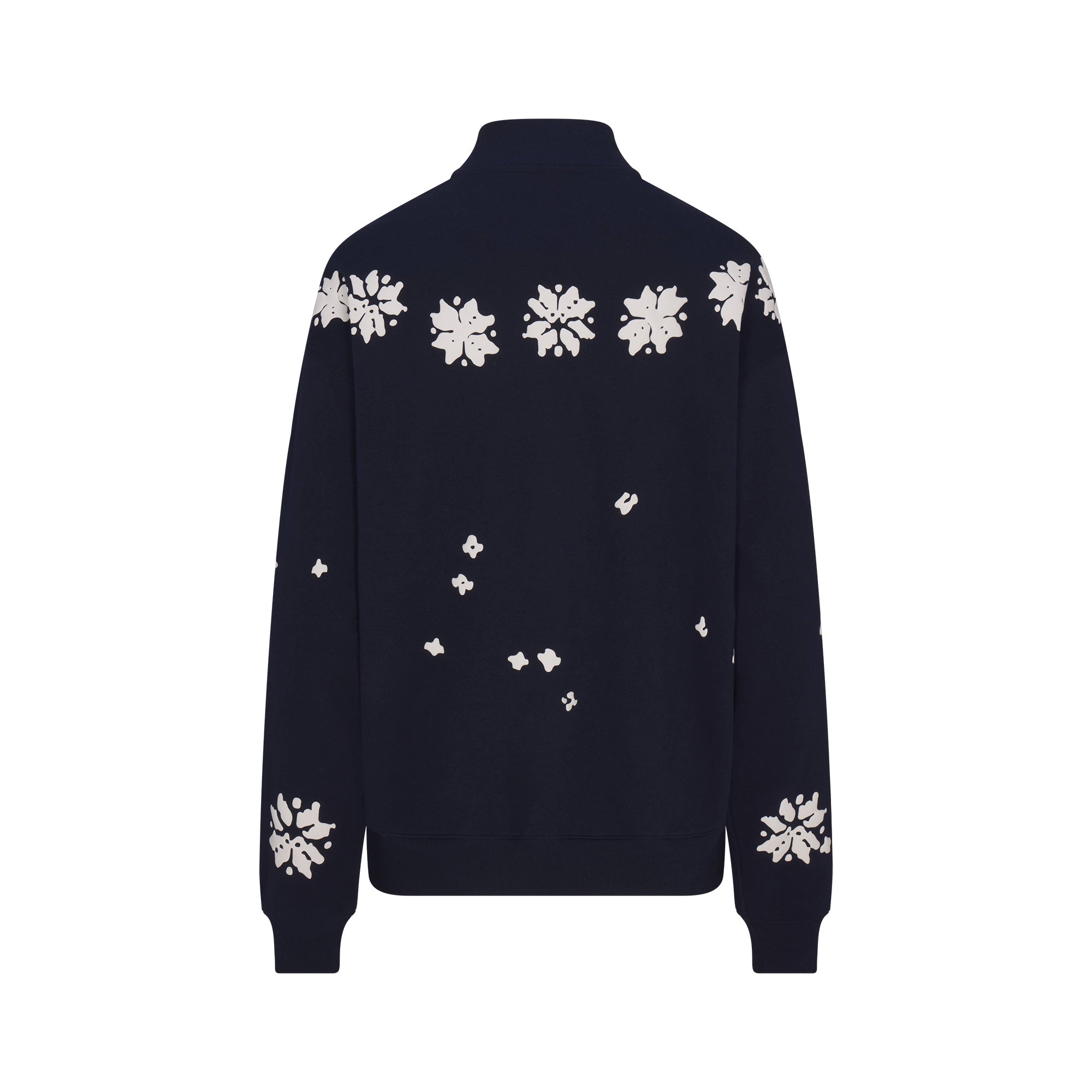 COTTON FLEECE OVERSIZED QUARTER ZIP - Image 9