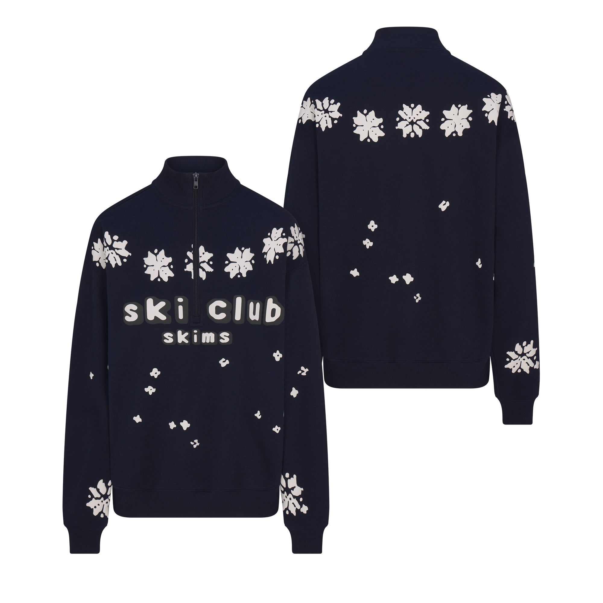 COTTON FLEECE OVERSIZED QUARTER ZIP - Image 20