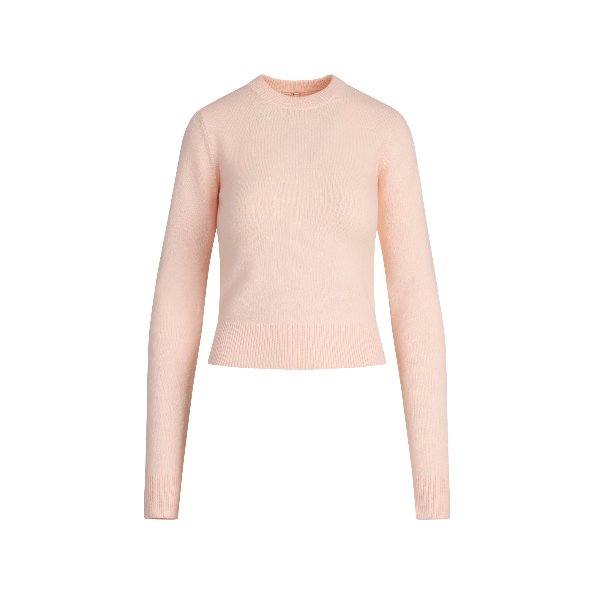 RIBBED LONG SLEEVE FITTED CREW NECK - Image 7
