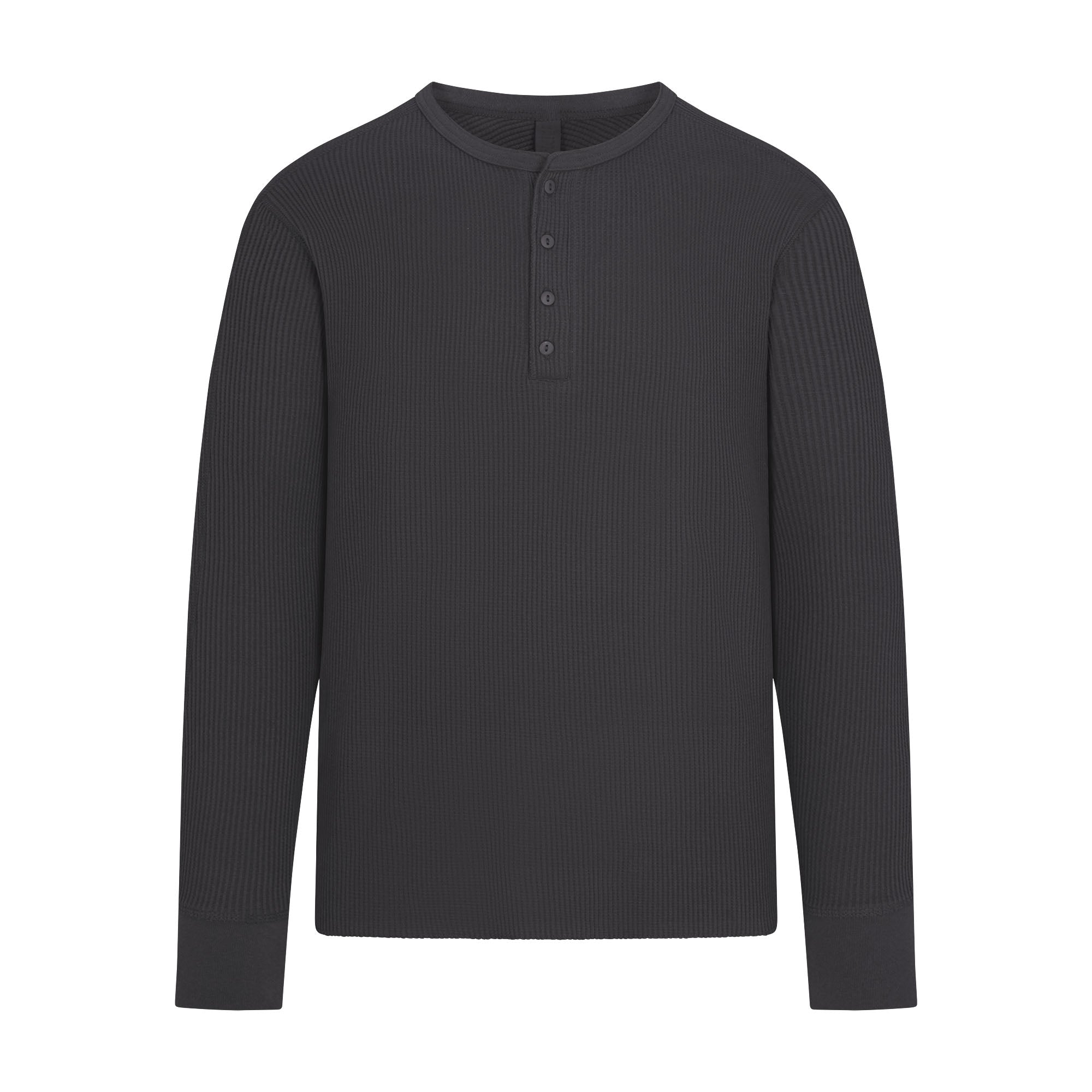 MENS SLIM LONG SLEEVE HENLEY - Image 5
