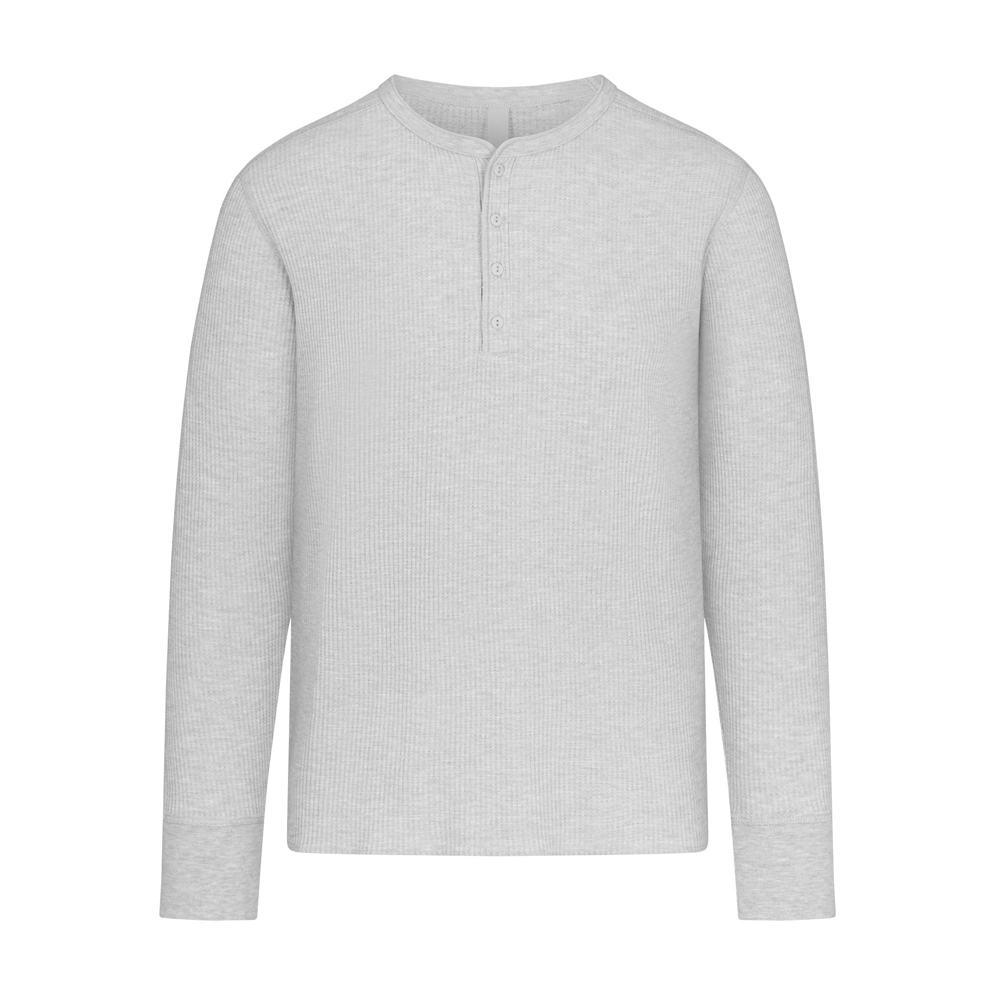 MENS SLIM LONG SLEEVE HENLEY - Image 5